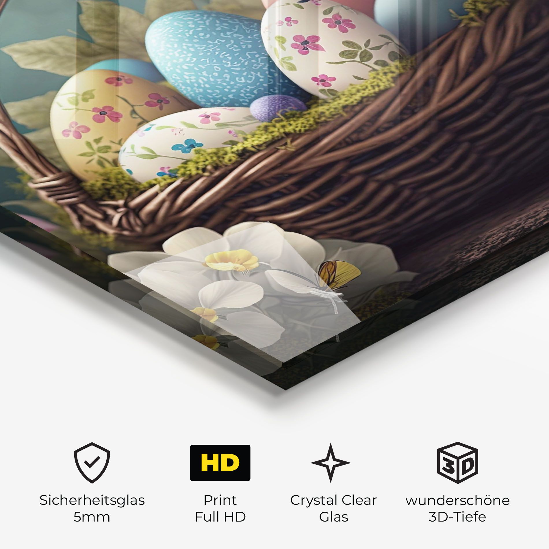 Easter Eggs Butterfly mockup 3