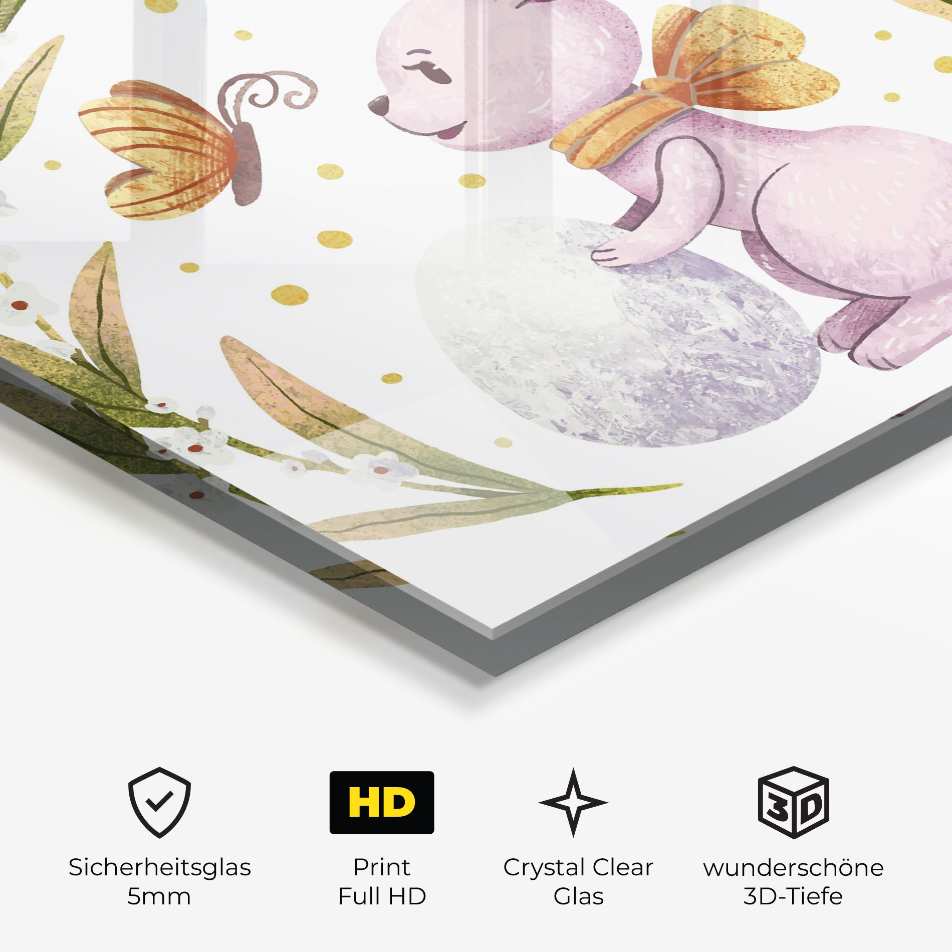 Easter Pink Bunny mockup 3