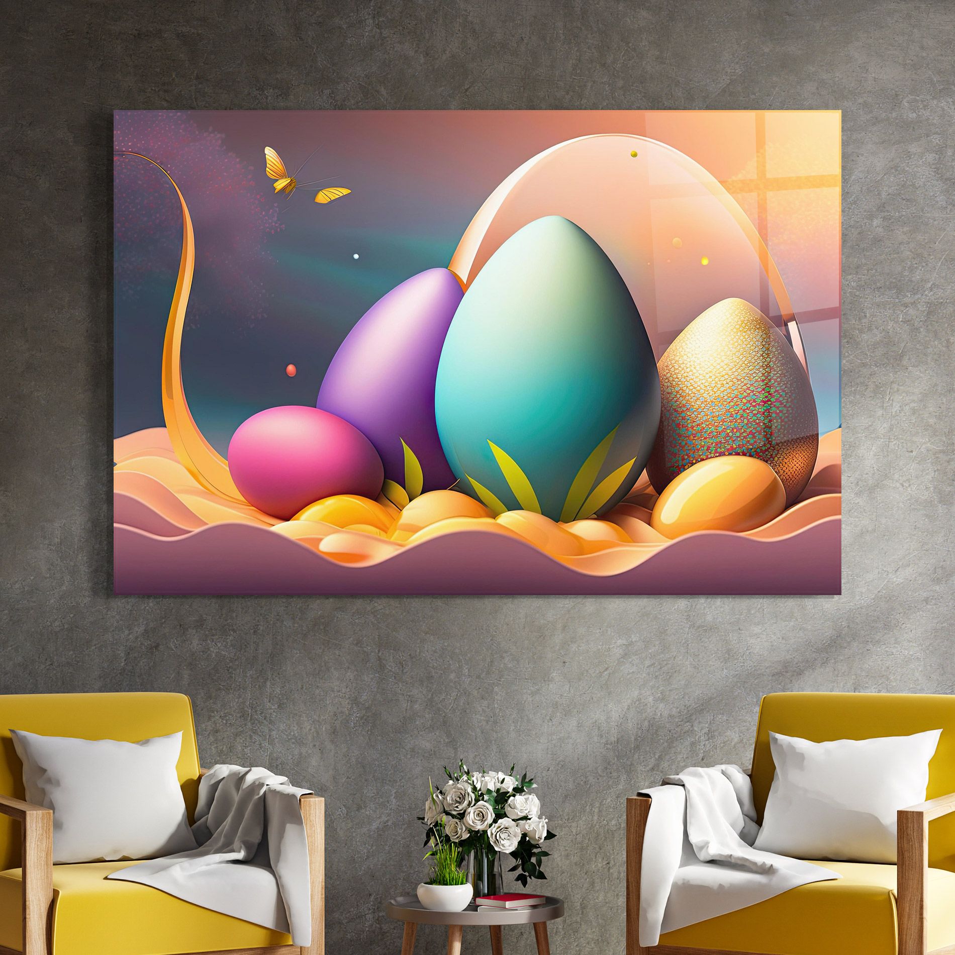 Big Blue Easter Egg mockup 4