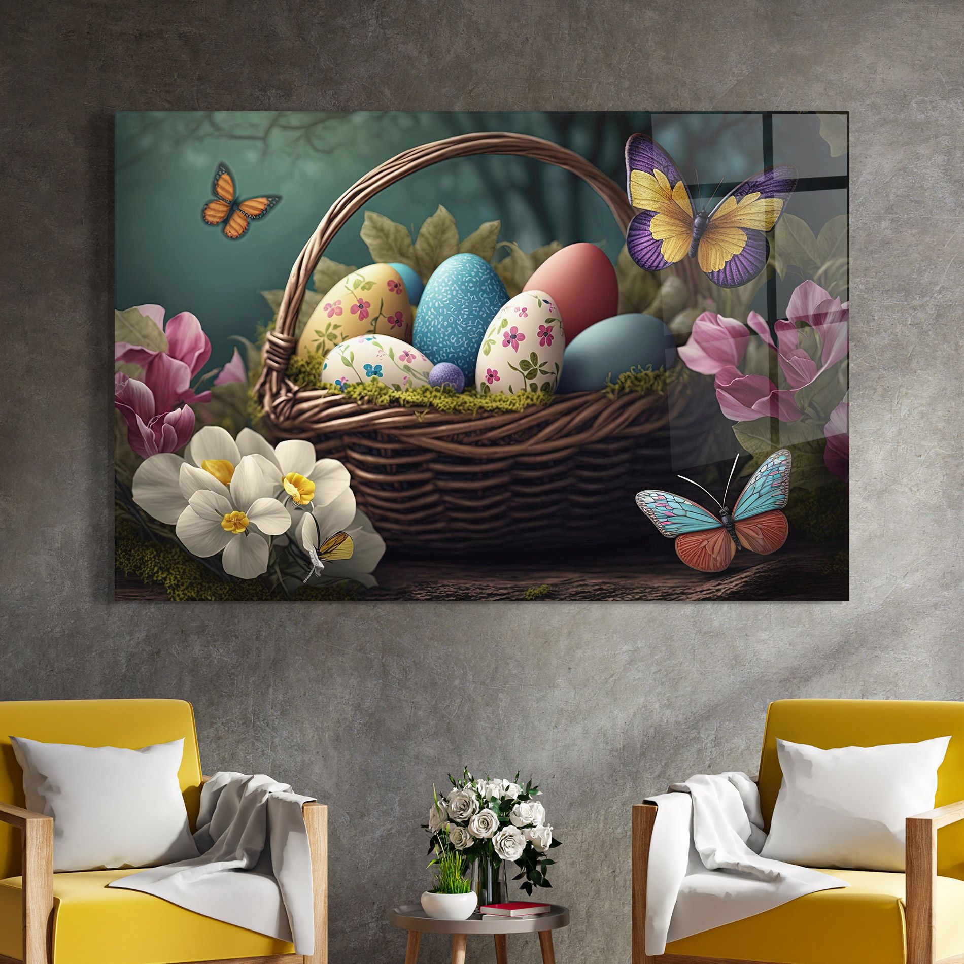 Easter Eggs Butterfly mockup 4