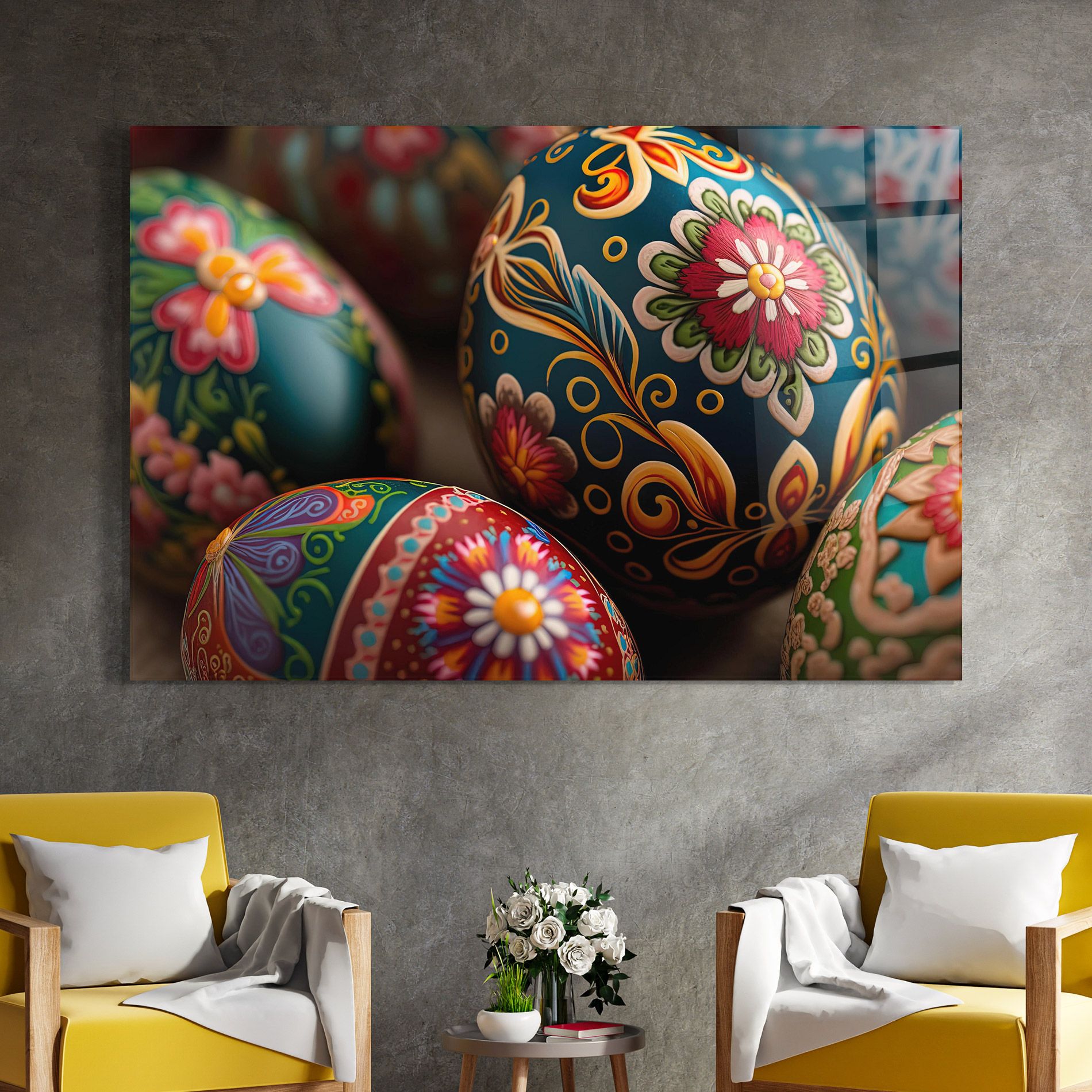 Traditional Painted Eggs mockup 4