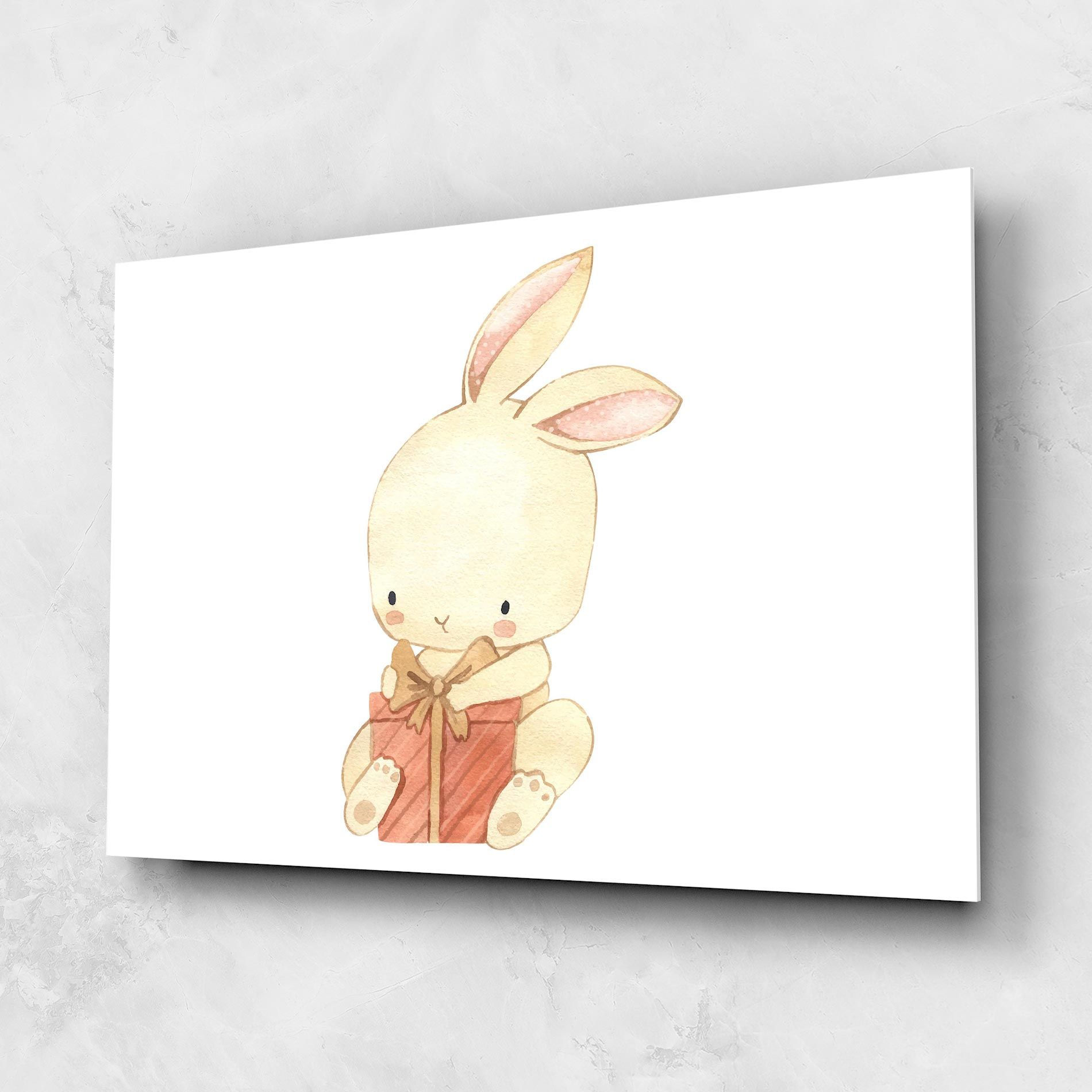 Bunny With Gift mockup 1