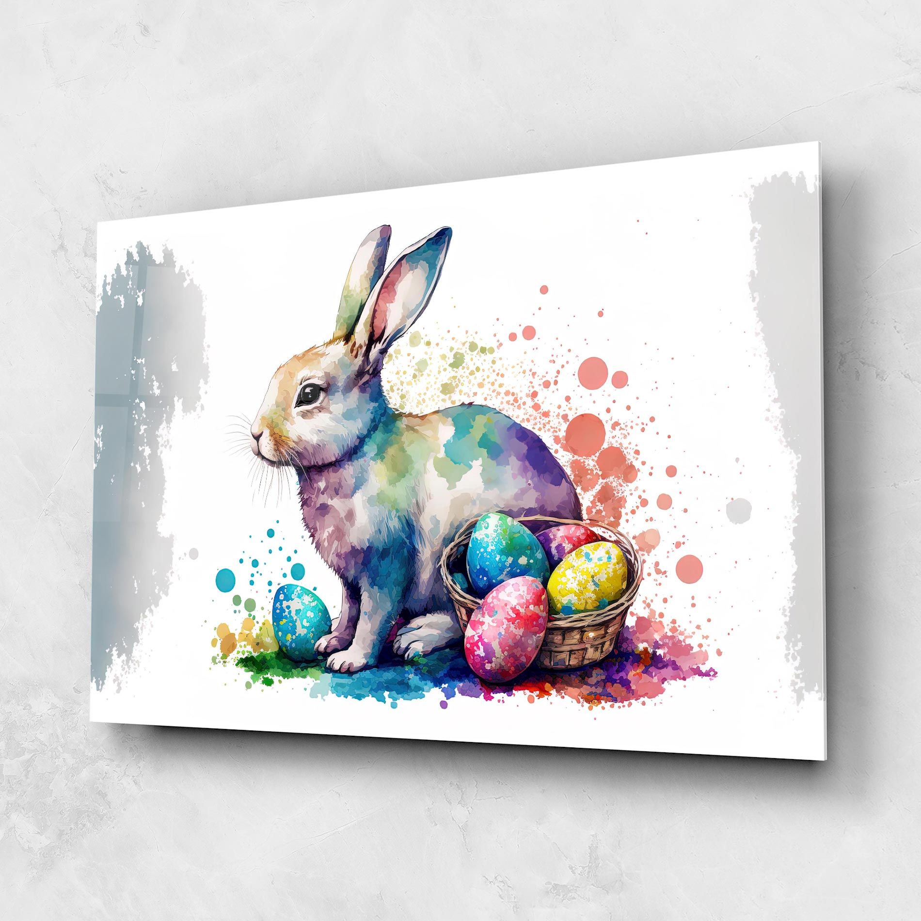 Easter Bunny Watercolor mockup 1