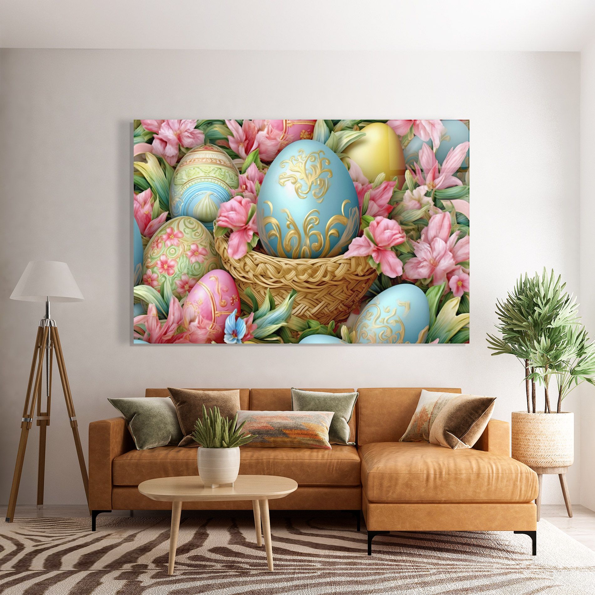 Blue Easter Egg mockup 7