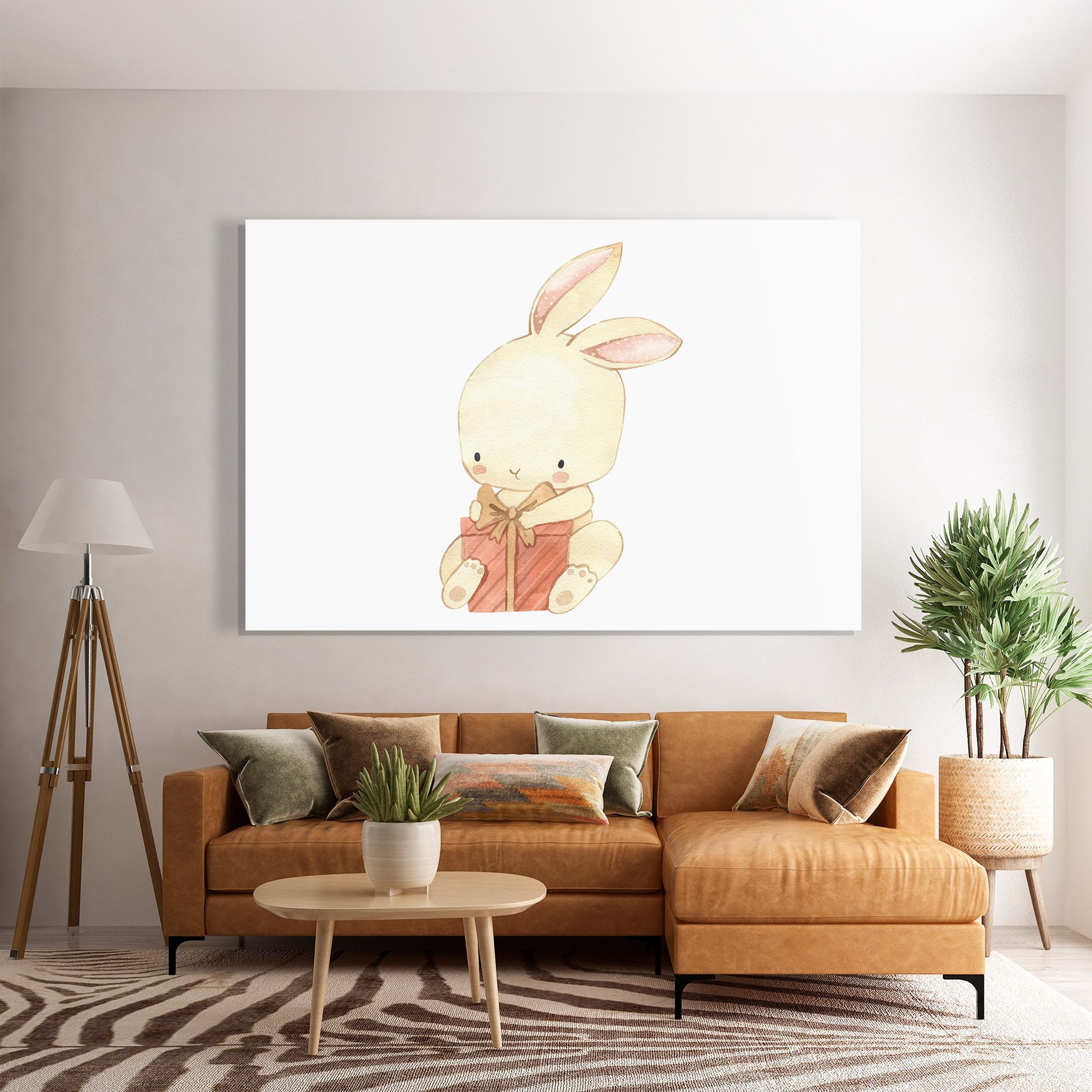 Bunny With Gift mockup 7