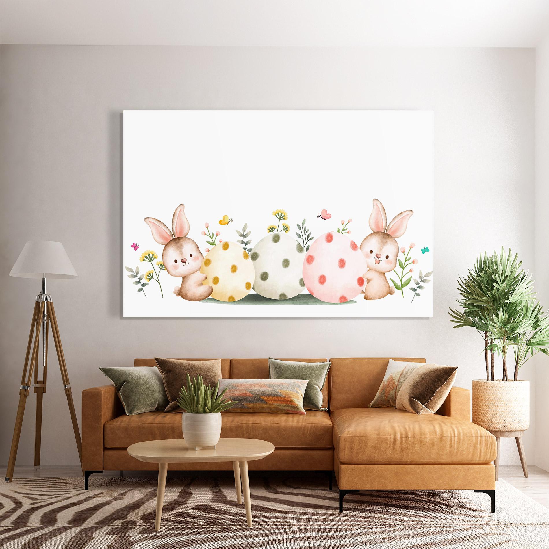 Glasbild Butterfly Rabbit mockup 7