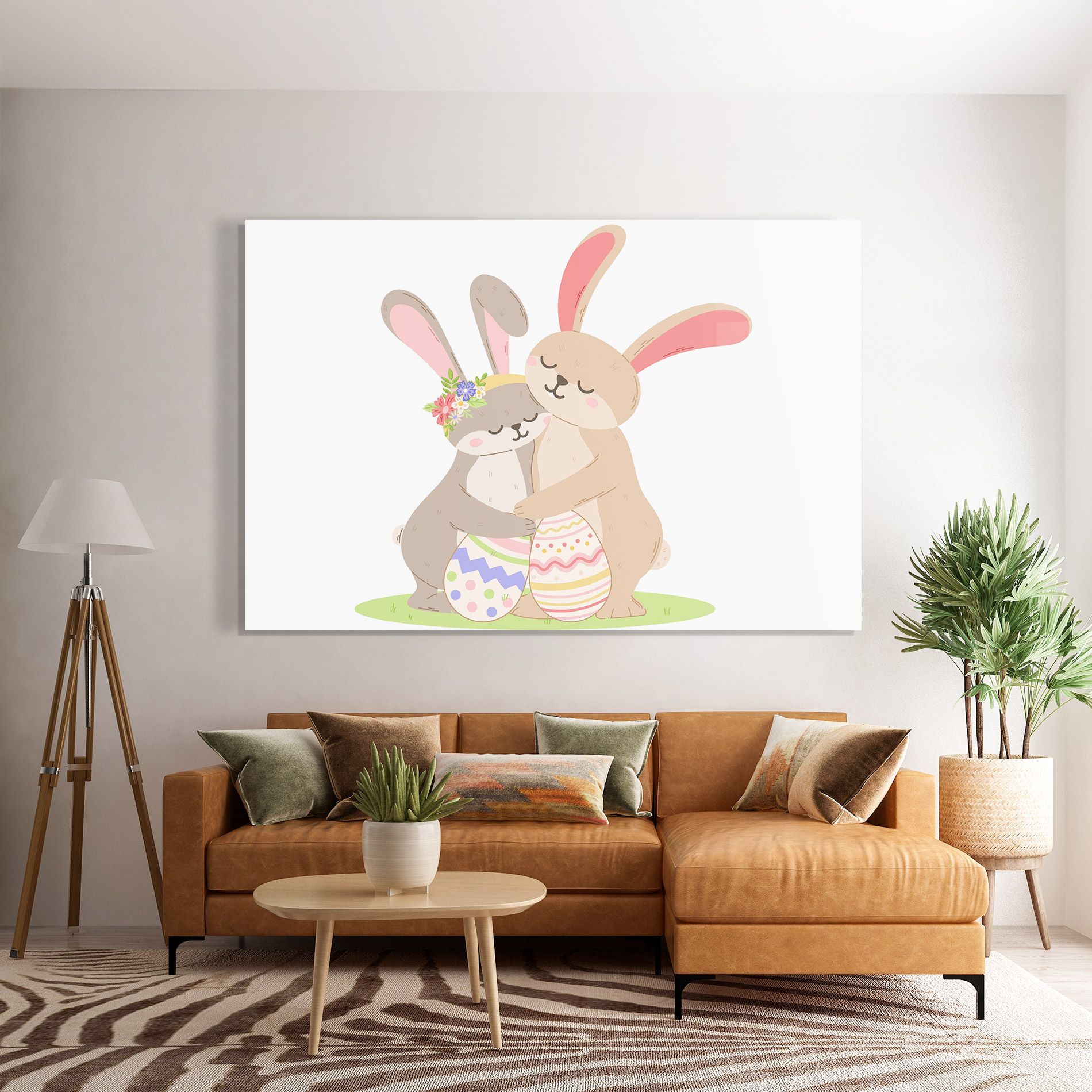 Easter Bunny Couple mockup 7