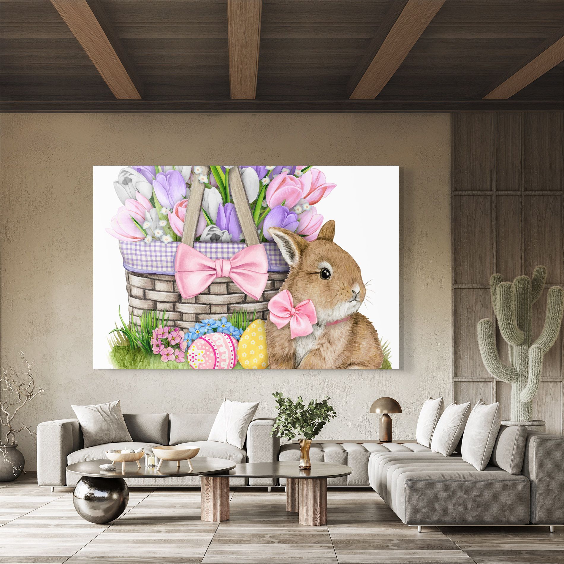 Bunny Pink Bow mockup 8