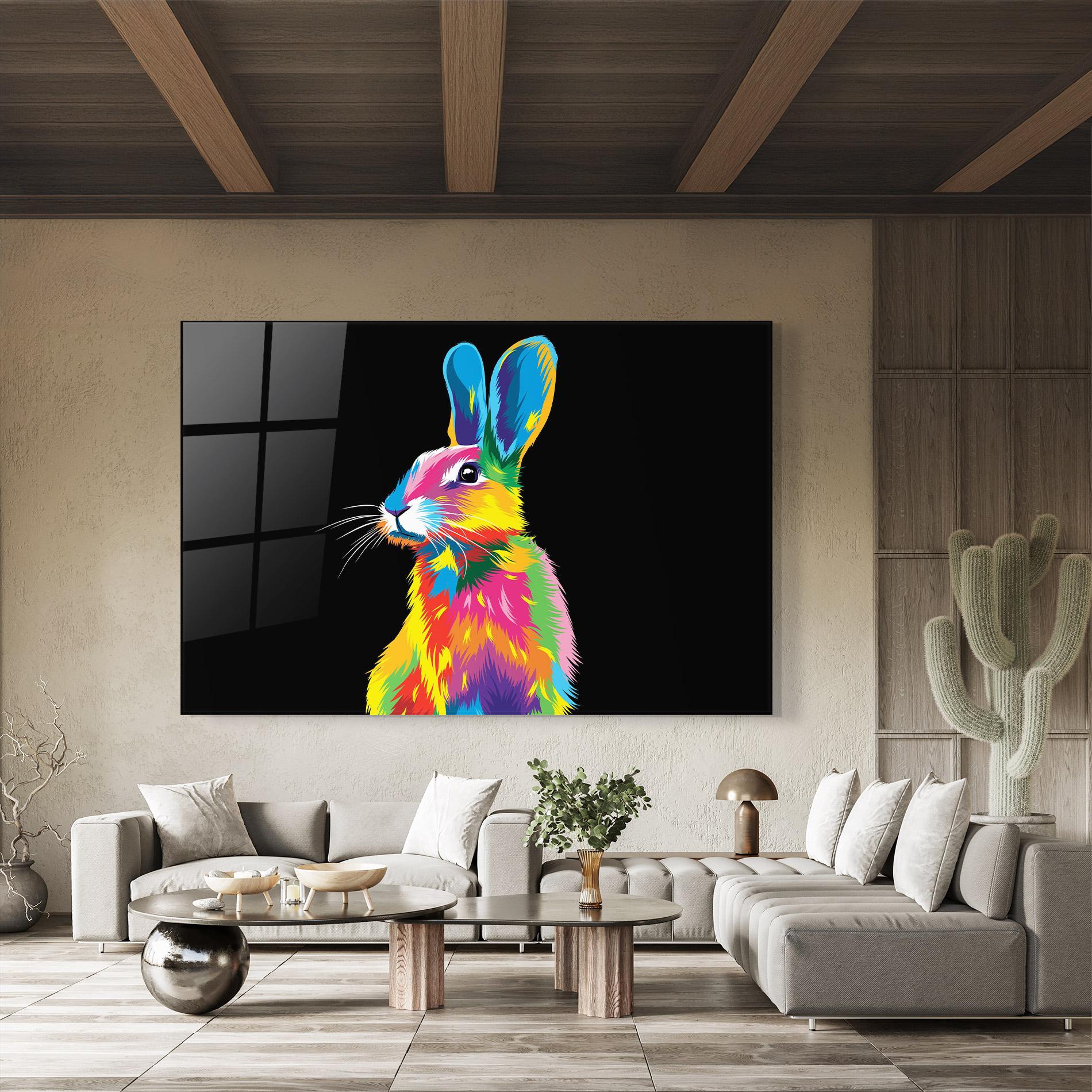 Glasbild Color Mix Easter mockup 8