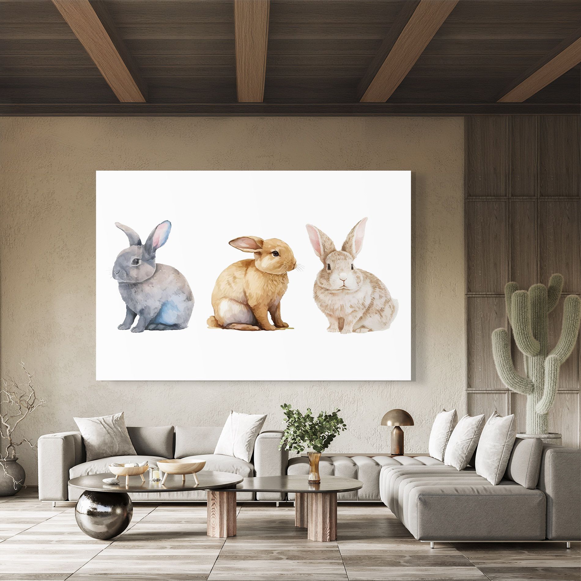 Tree Easter Bunnies mockup 8