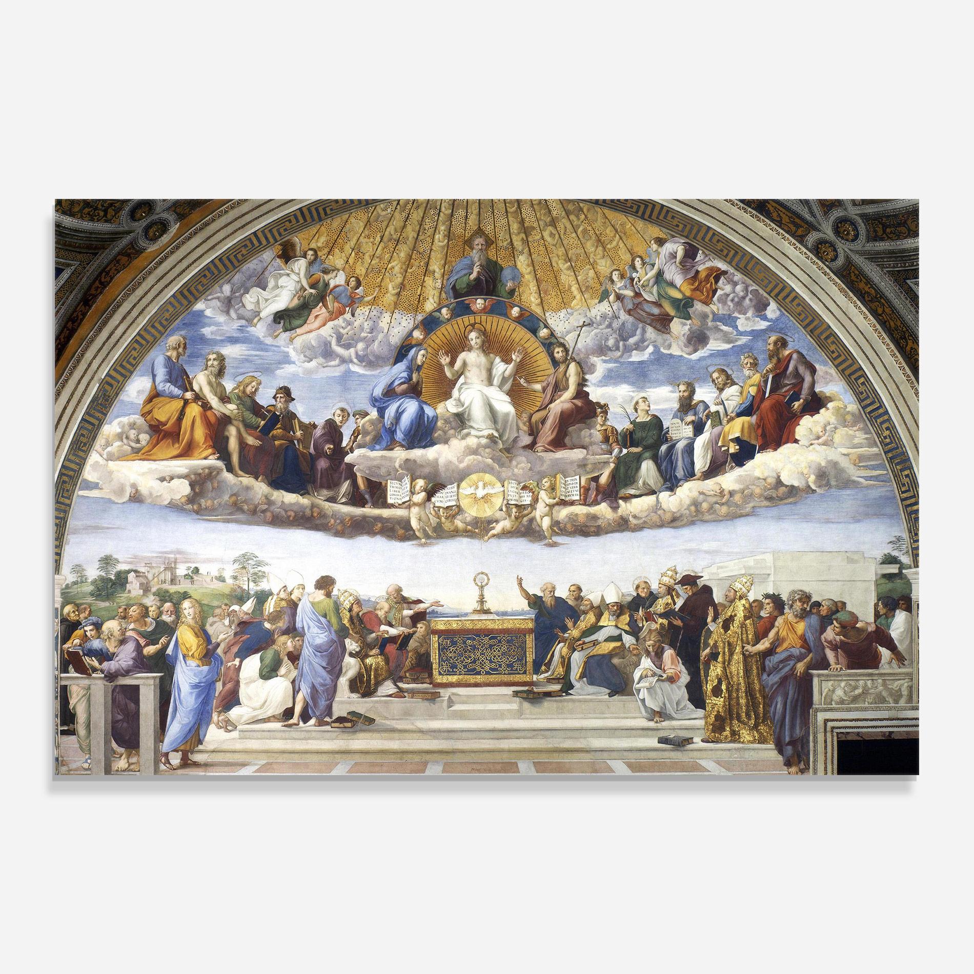 Glasbild Holy Light mockup 0