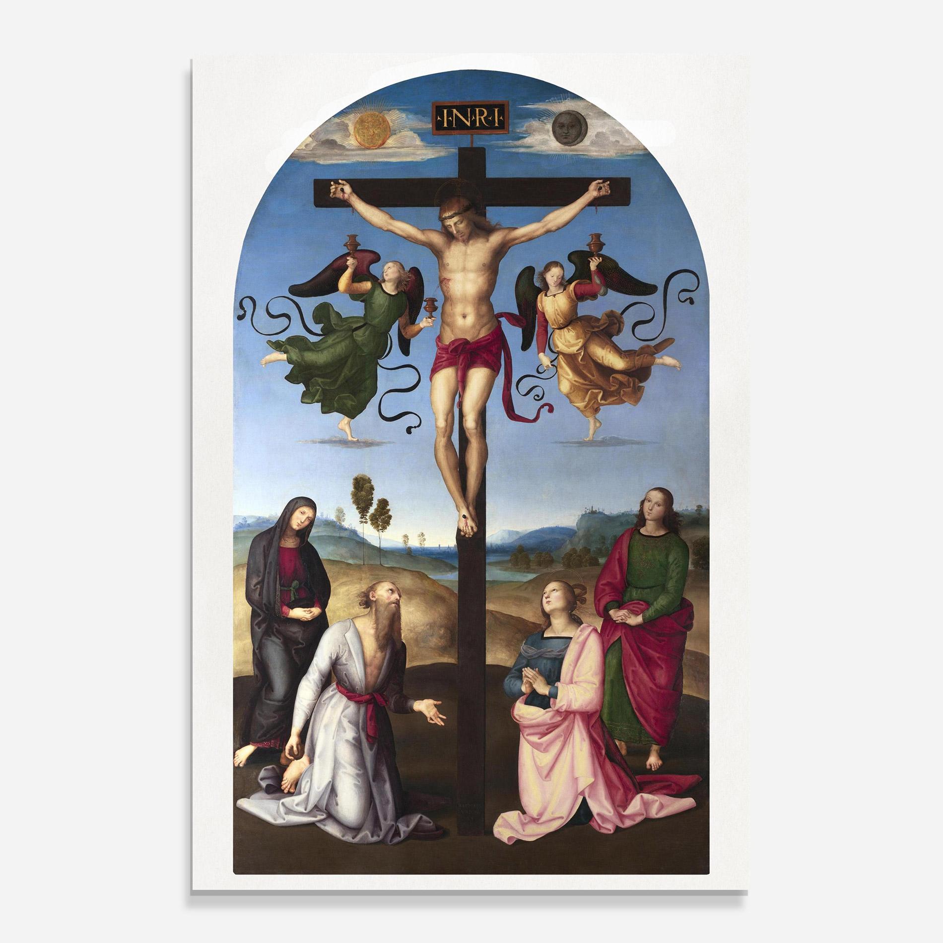 Glasbild Blue Sky Jesus mockup 0