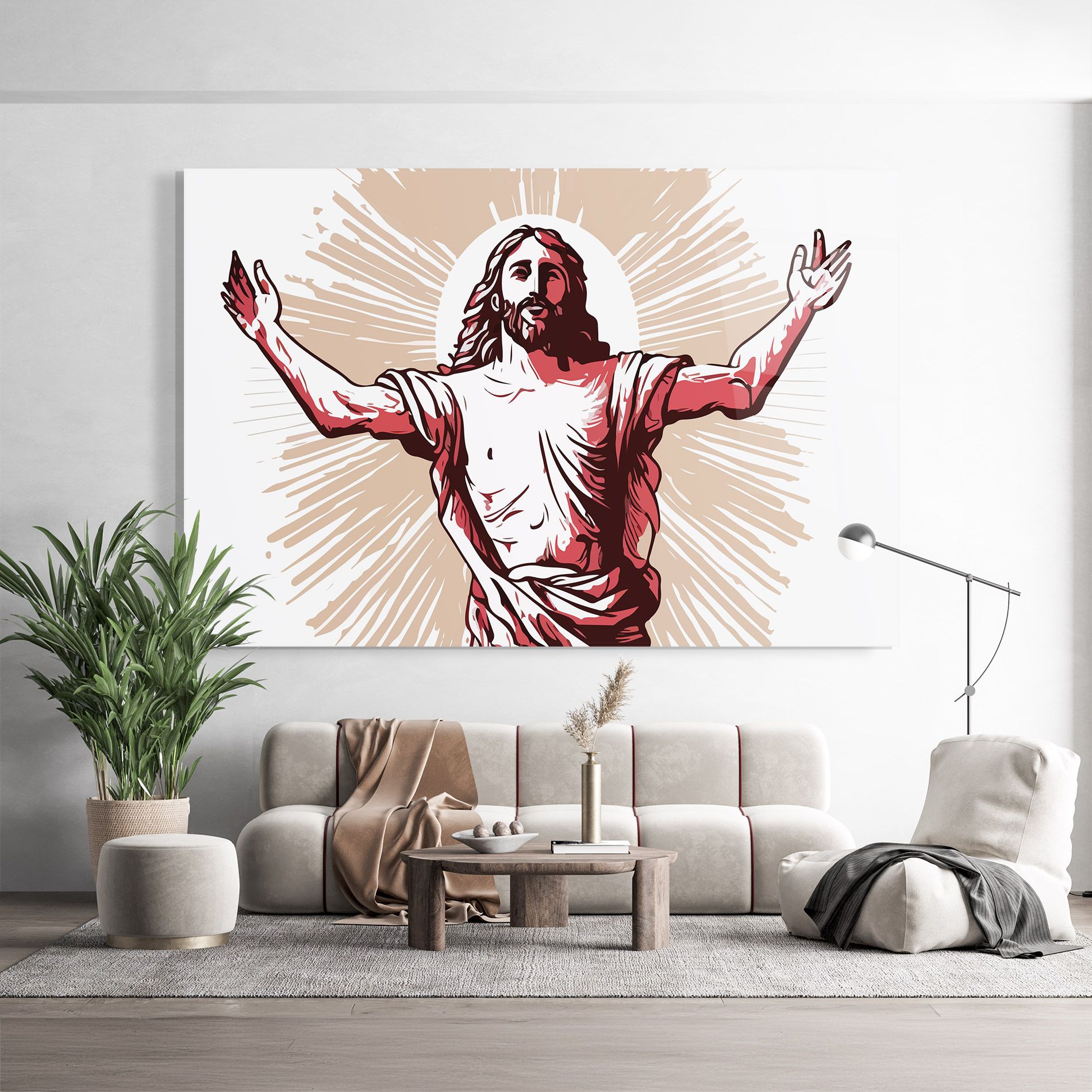 Artistic Jesus mockup 9