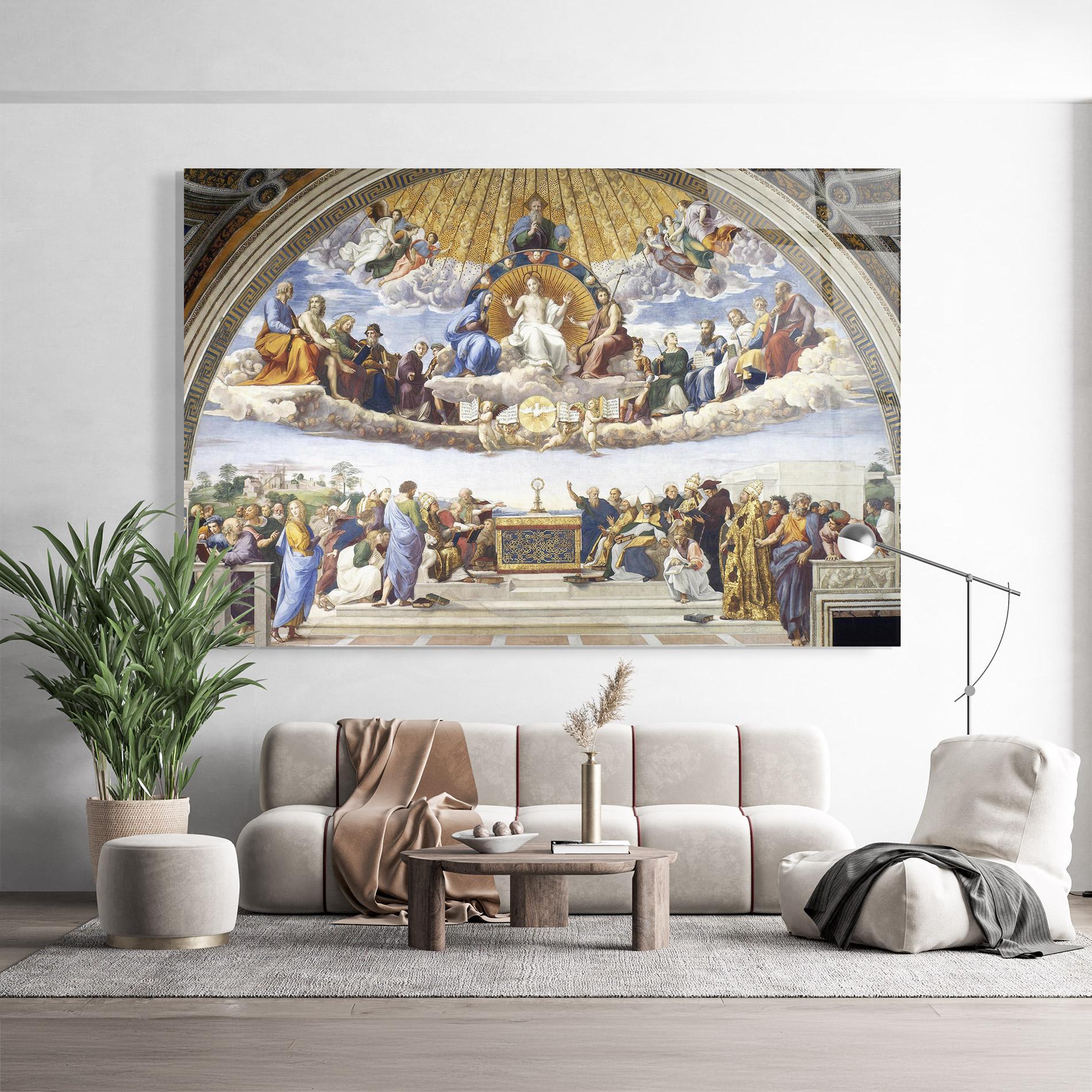 Glasbild Holy Light mockup 9