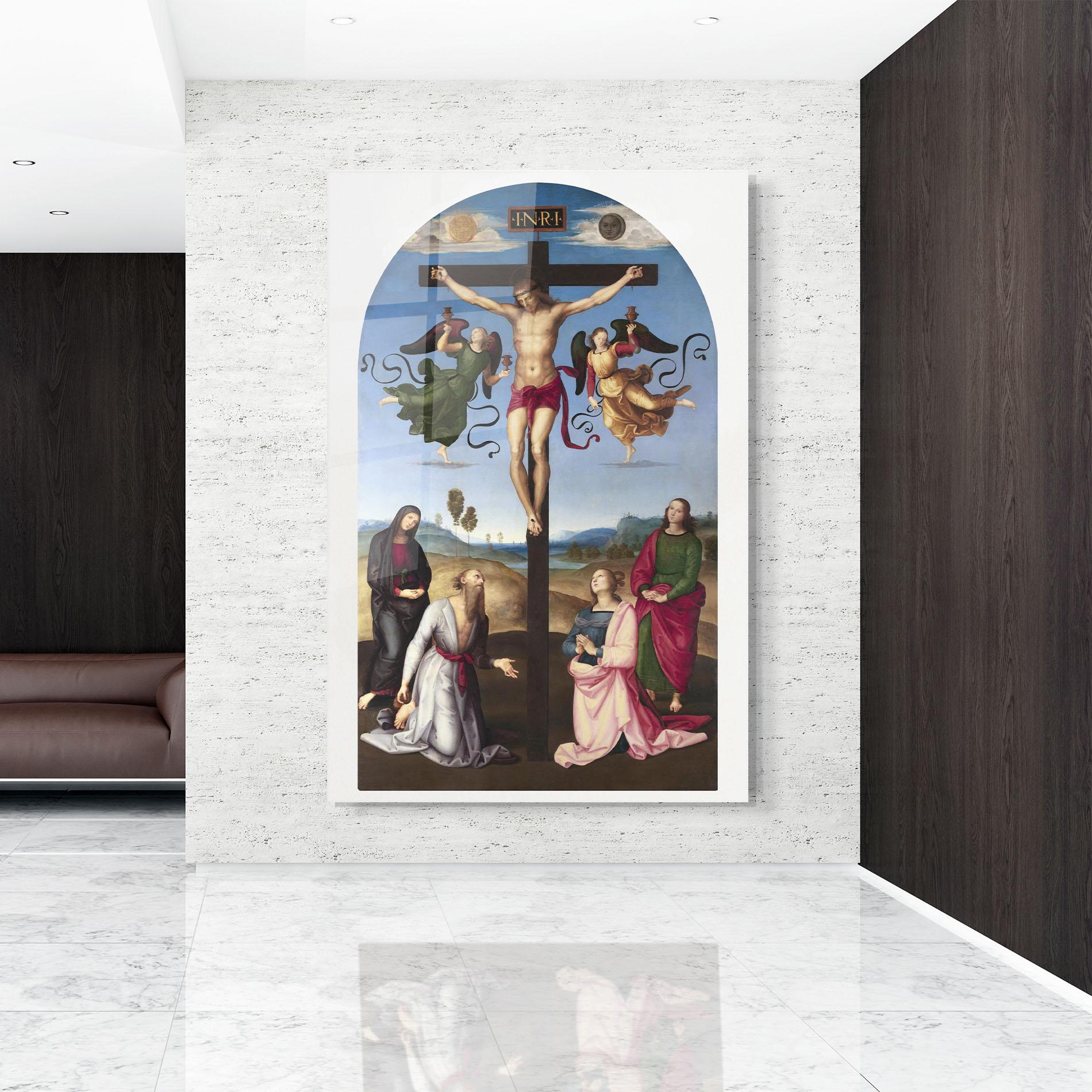 Glasbild Blue Sky Jesus mockup 9