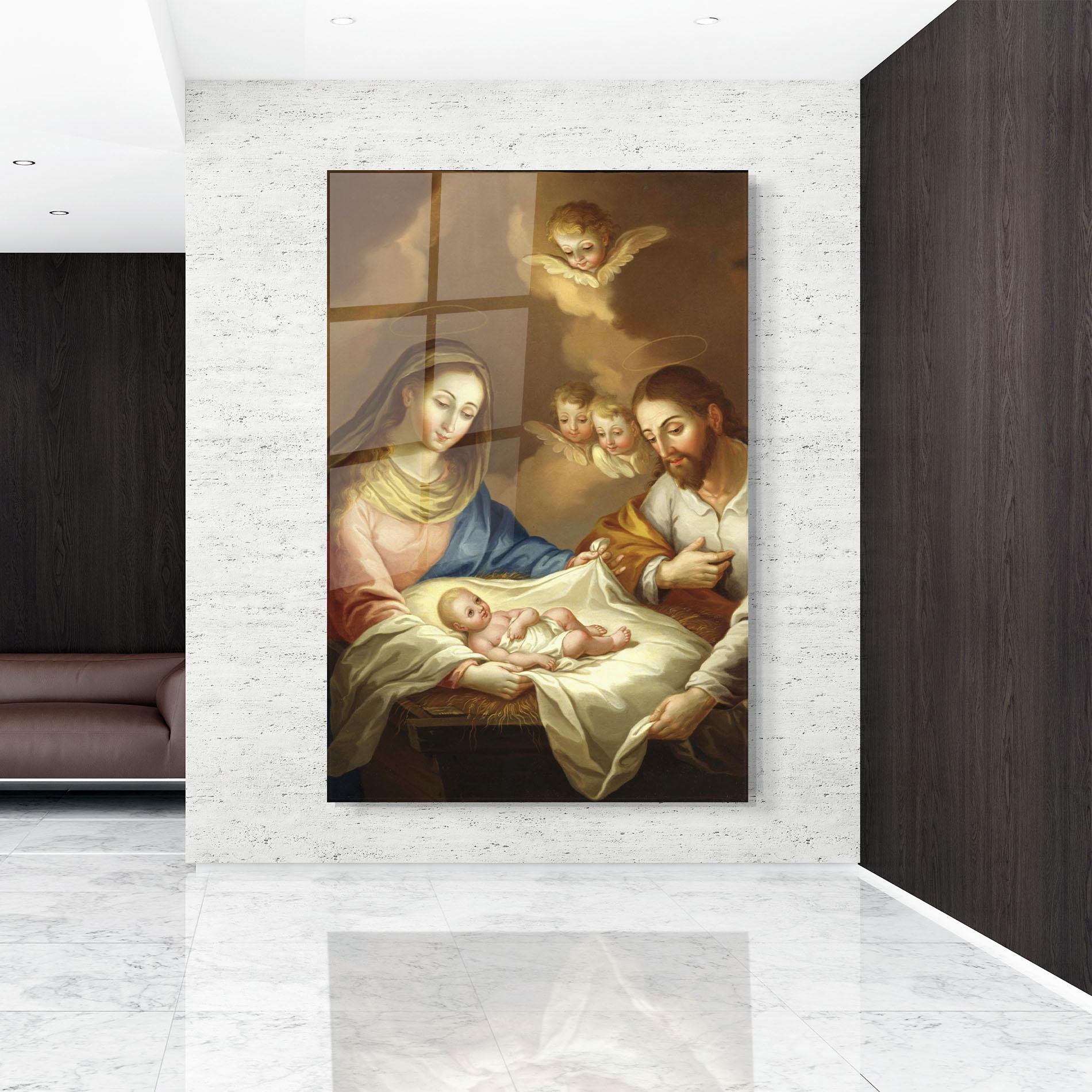 Glasbild Devine Reflection mockup 9