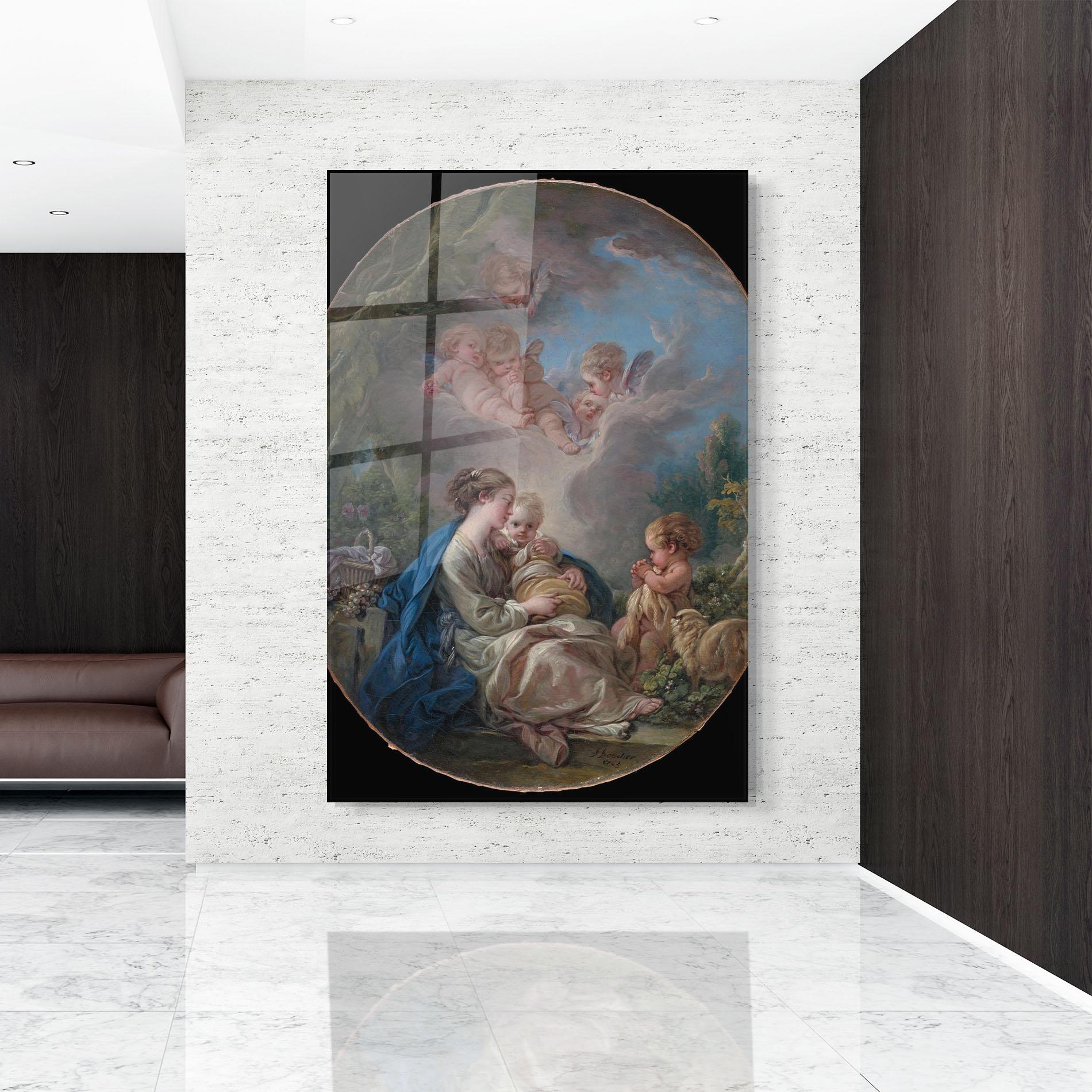 Glasbild Religious Circle mockup 9