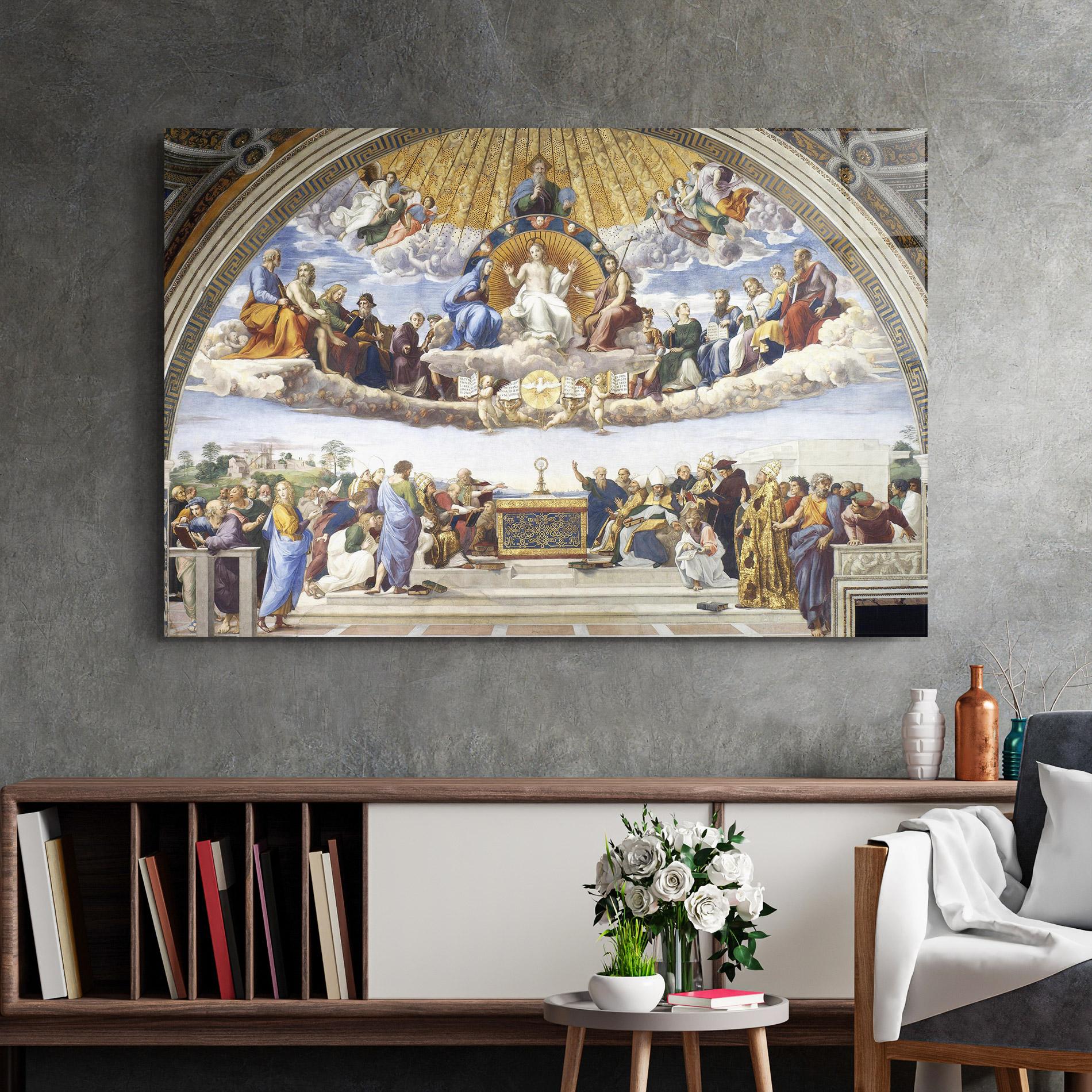 Glasbild Holy Light mockup 2