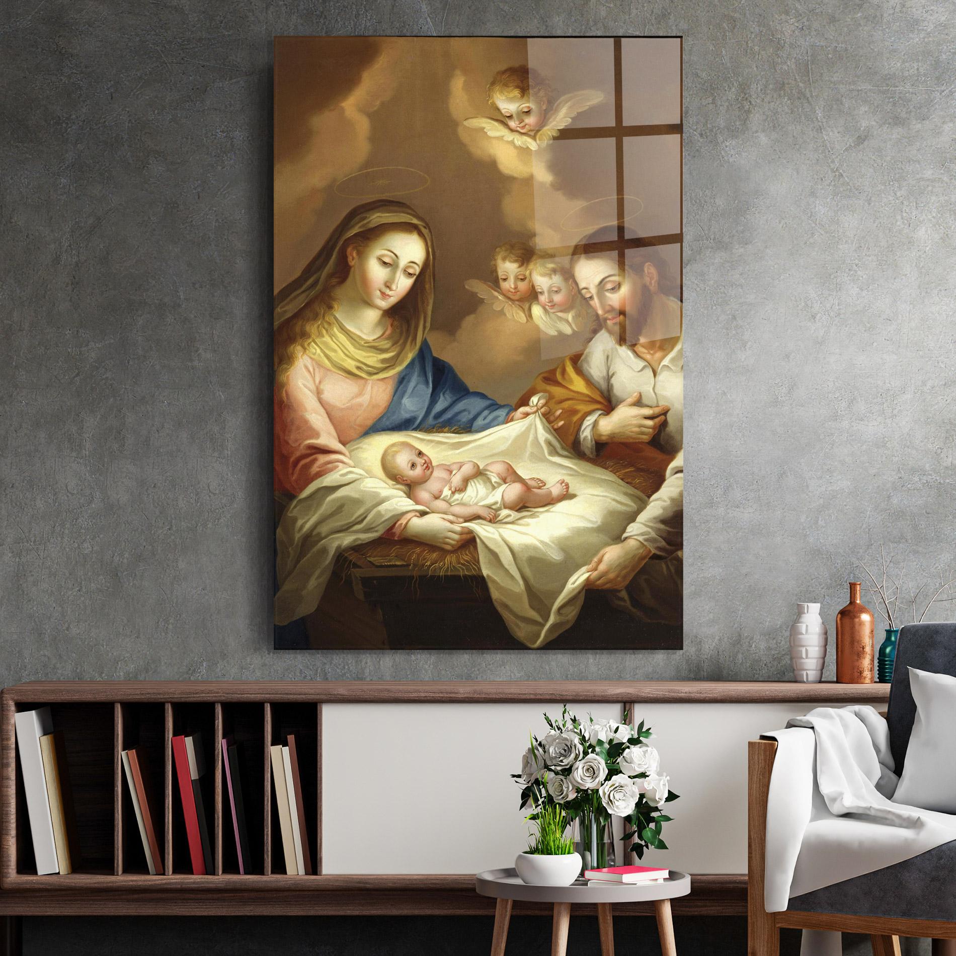 Glasbild Devine Reflection mockup 2