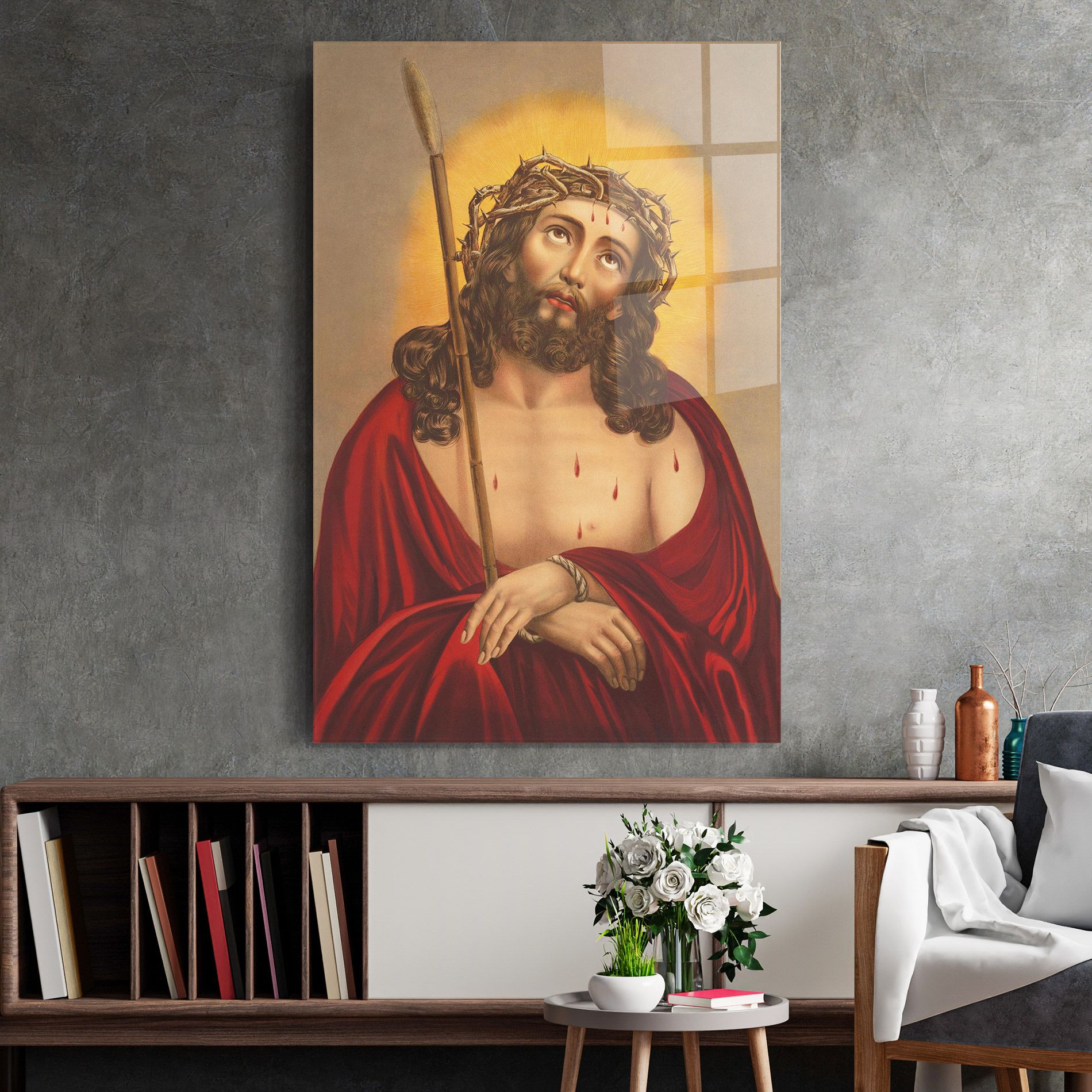 Red Dresses Jesus mockup 2