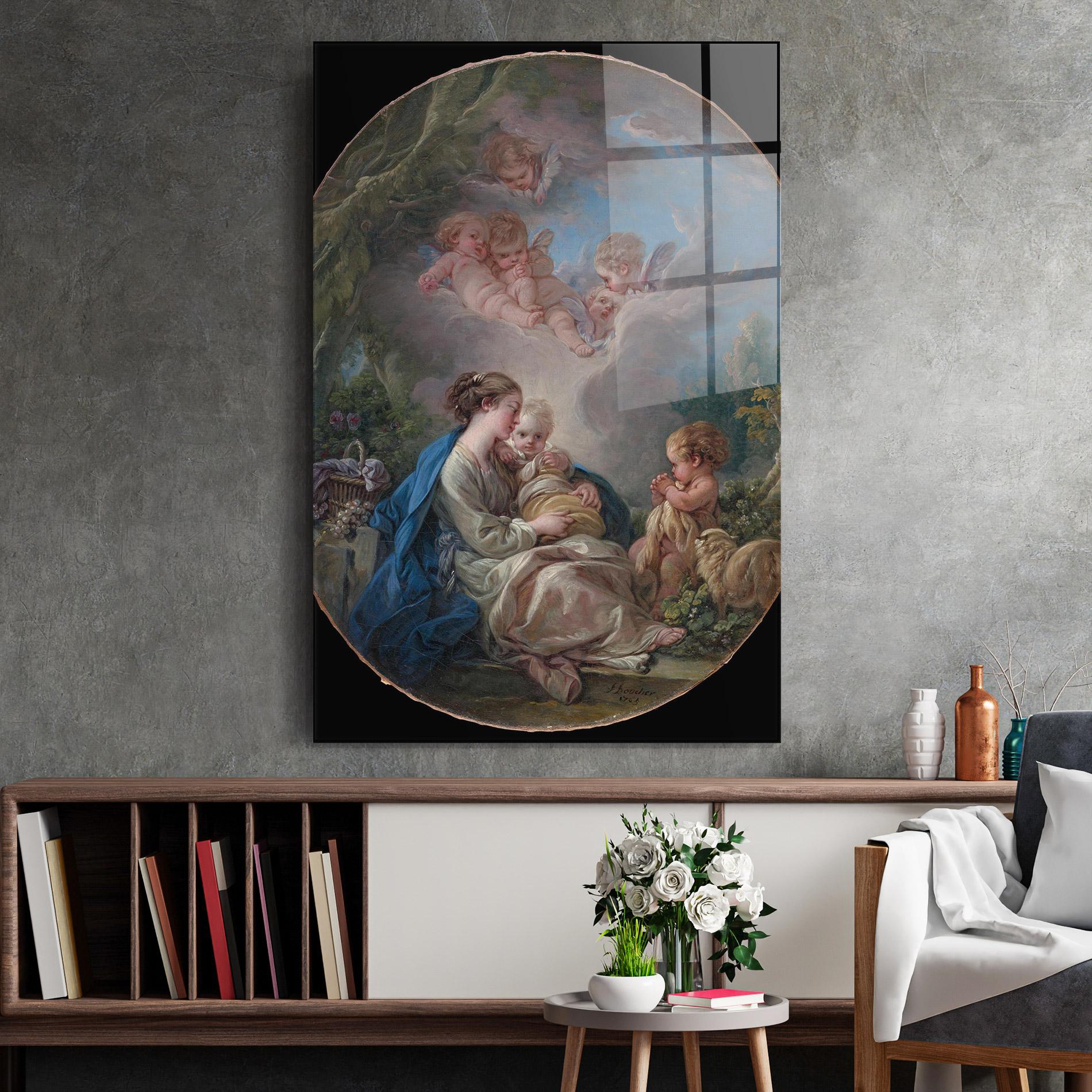 Glasbild Religious Circle mockup 2