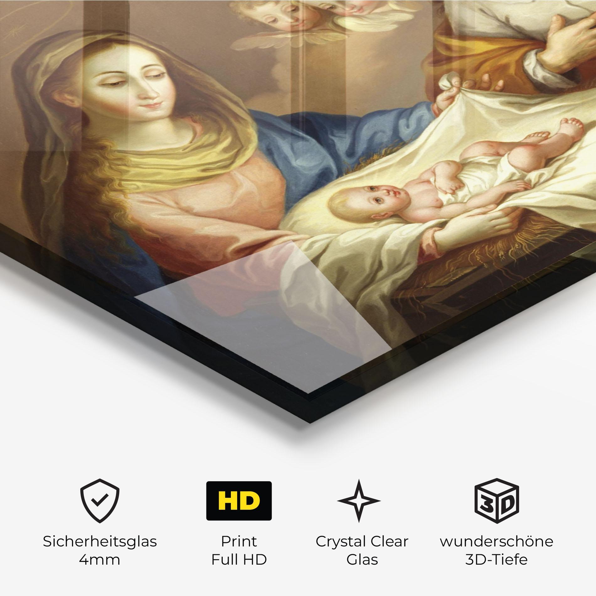 Glasbild Devine Reflection mockup 3