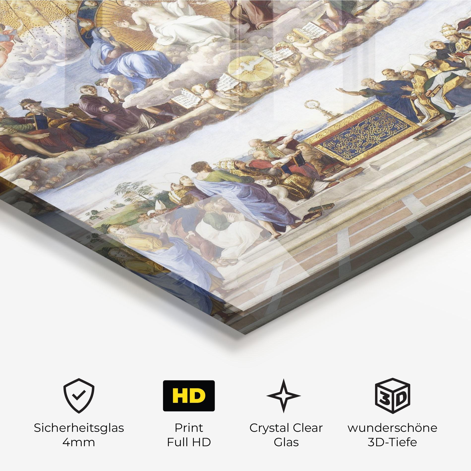 Glasbild Holy Light mockup 3