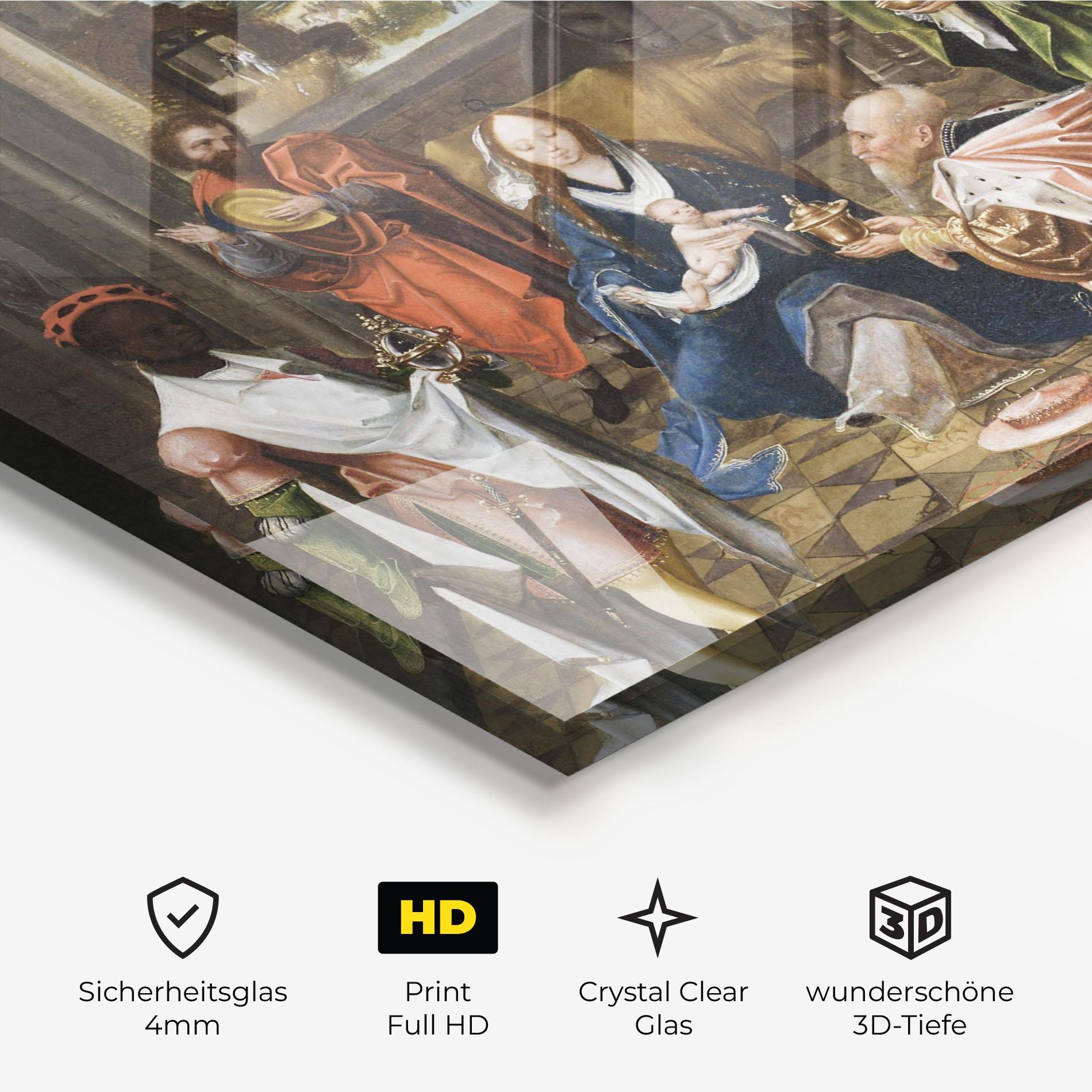 Glasbild Merciful Miracle mockup 3