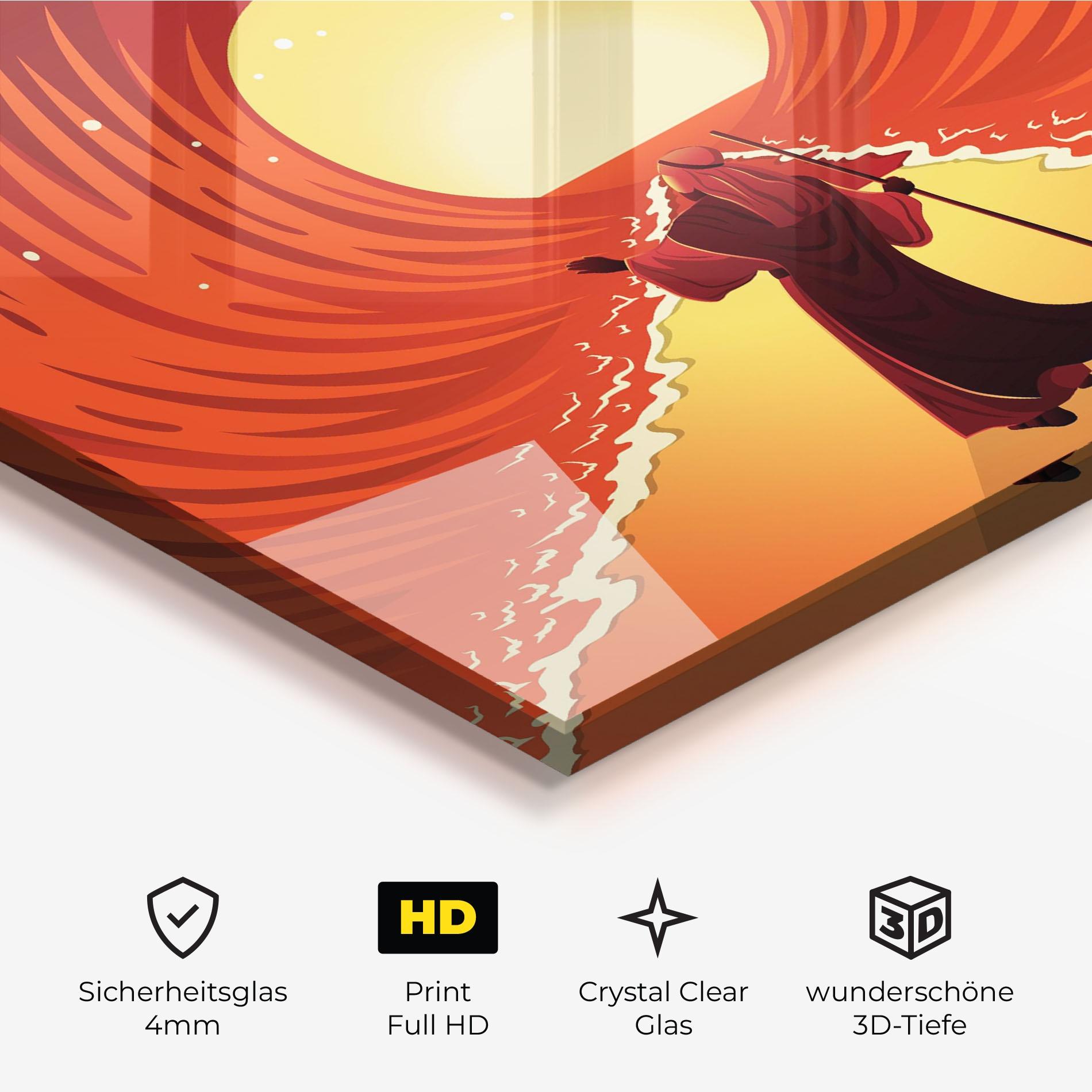 Glasbild Moses mockup 3