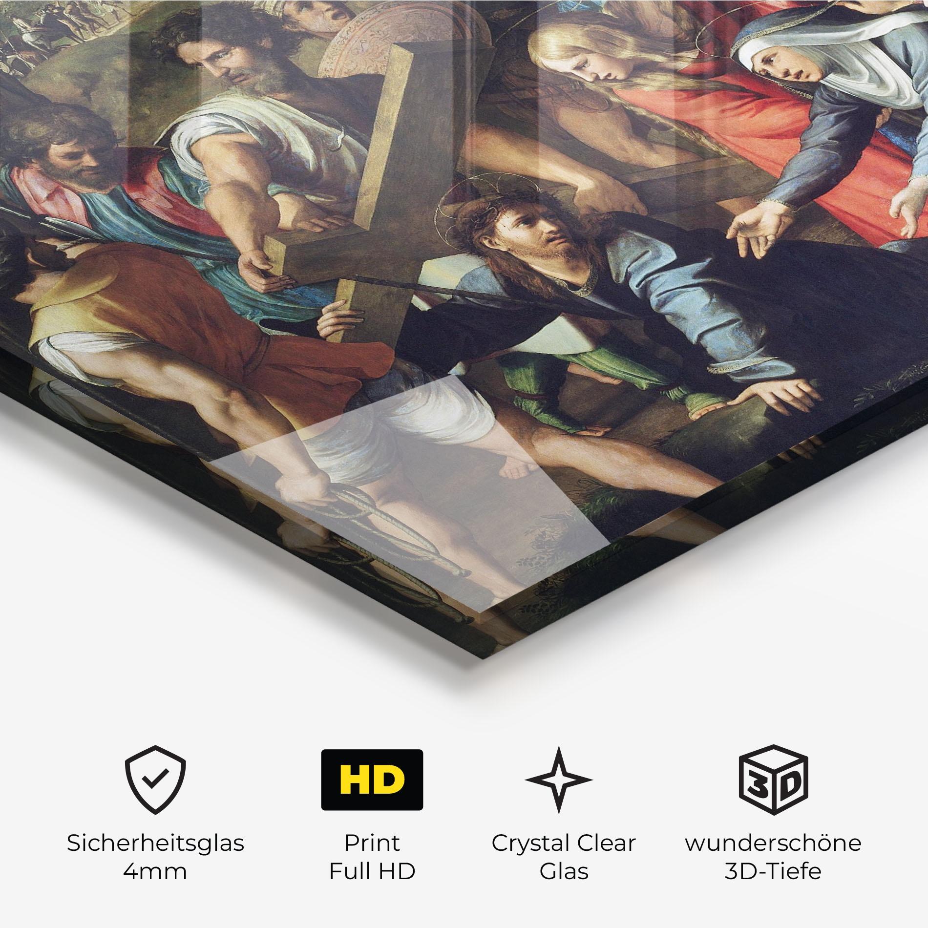 Glasbild Taking The Cross mockup 3