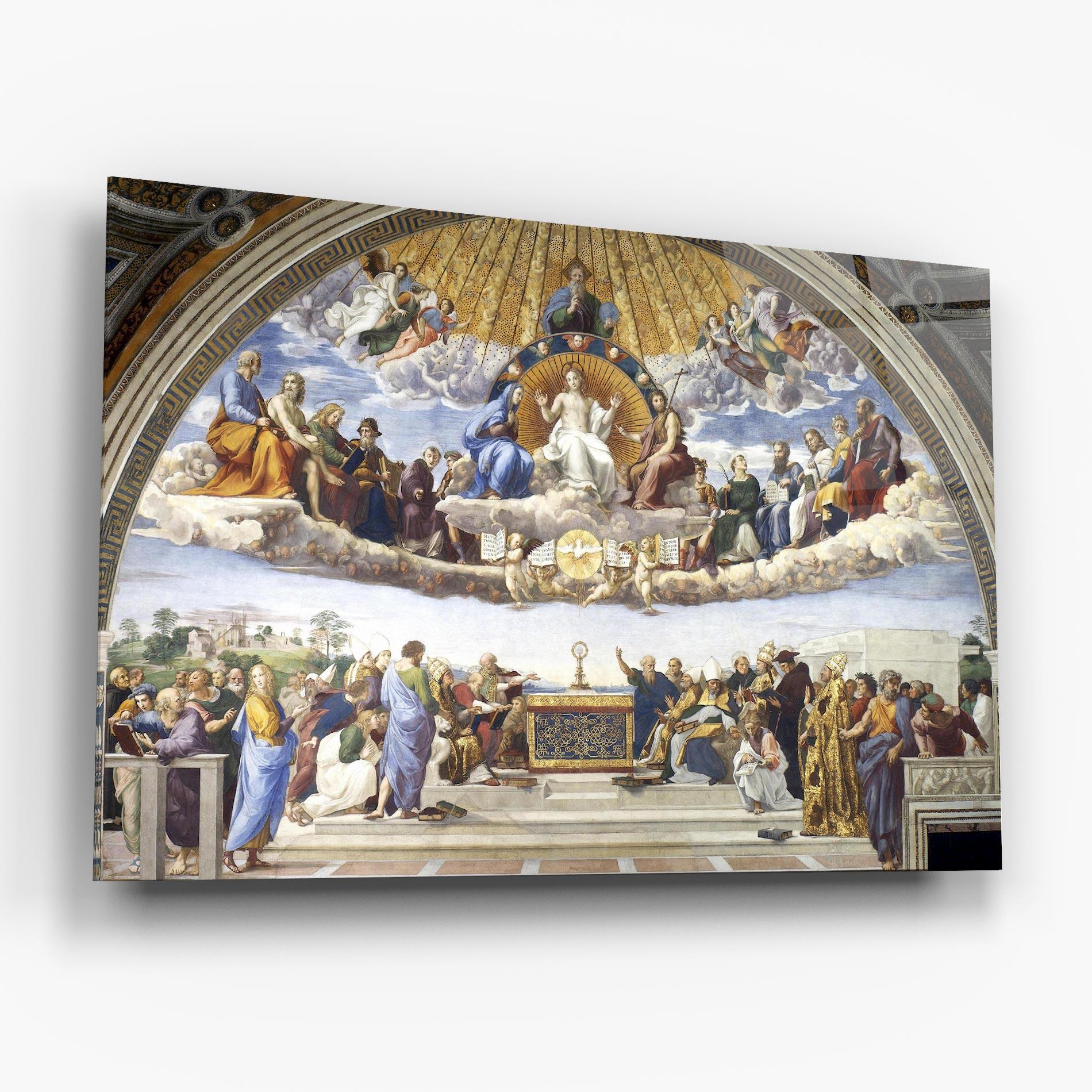 Glasbild Holy Light mockup 6