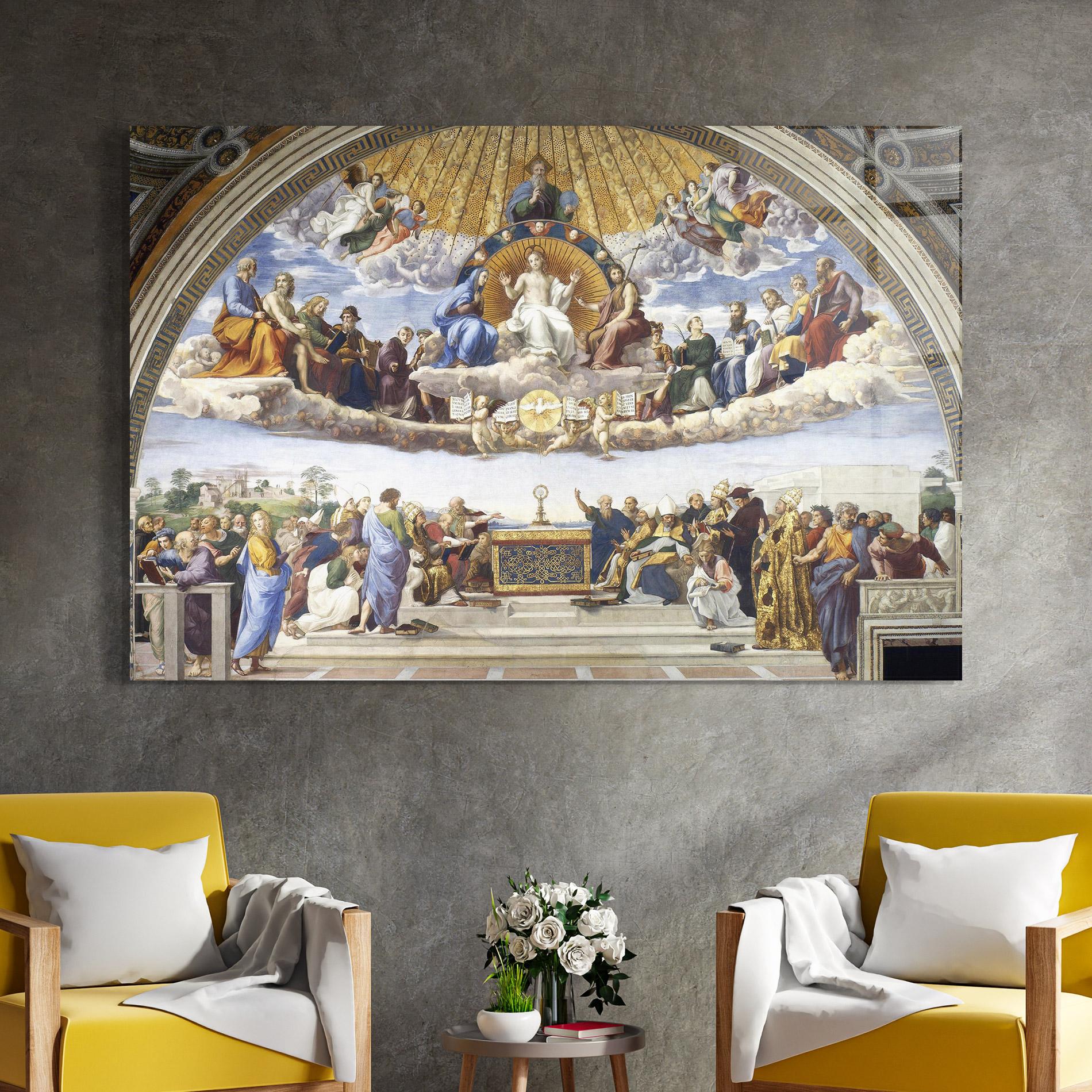 Glasbild Holy Light mockup 4