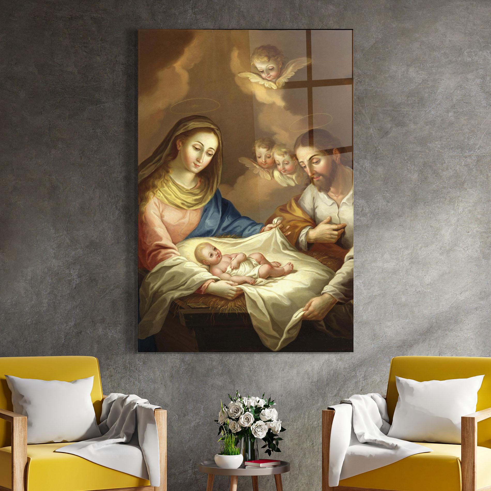 Glasbild Devine Reflection mockup 4