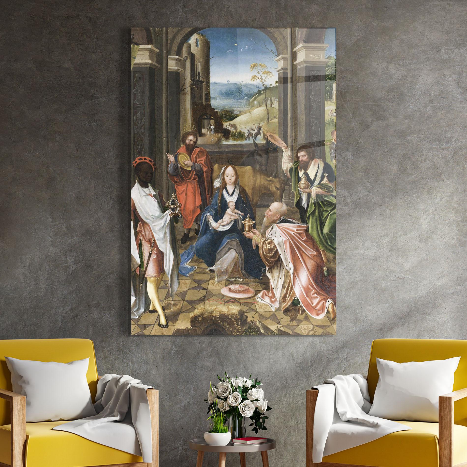 Glasbild Merciful Miracle mockup 4