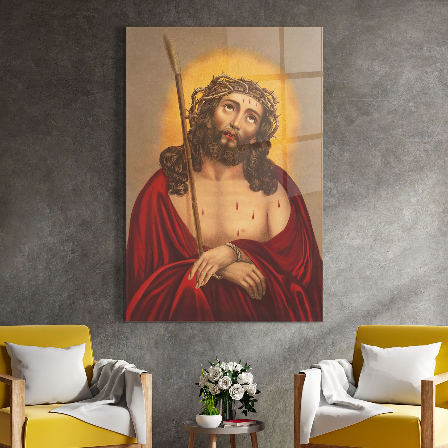 Red Dresses Jesus mockup 4