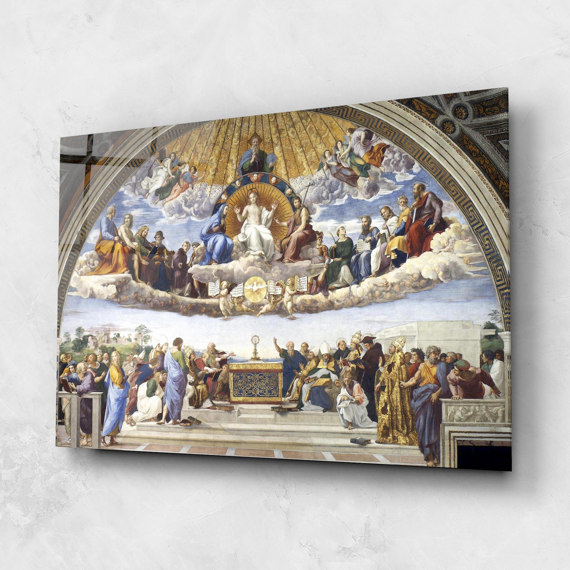 Glasbild Holy Light mockup 1