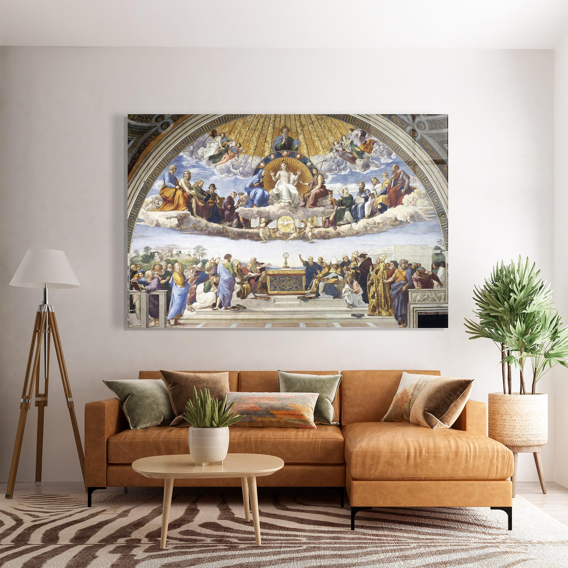 Glasbild Holy Light mockup 7