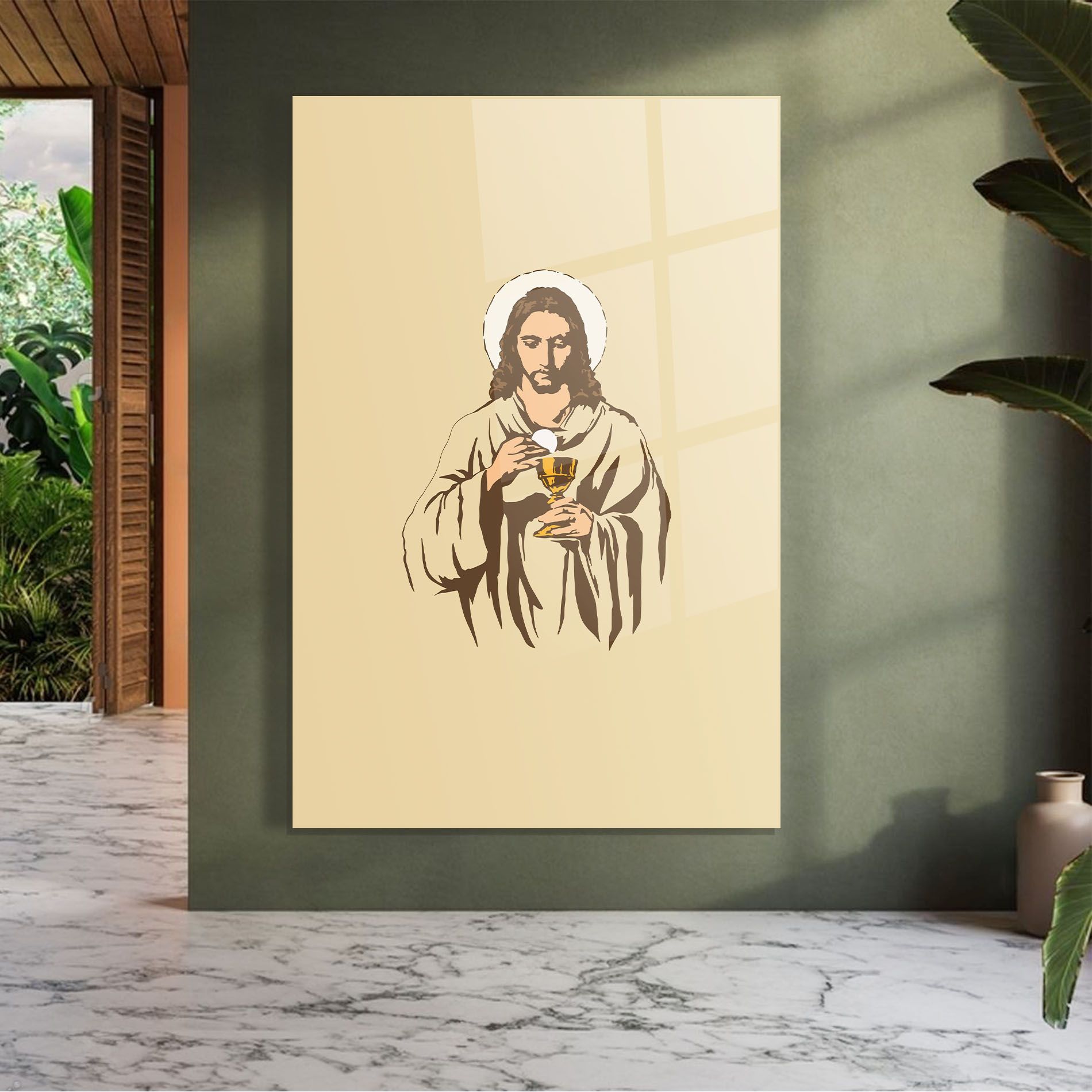 Cream Jesus mockup 7