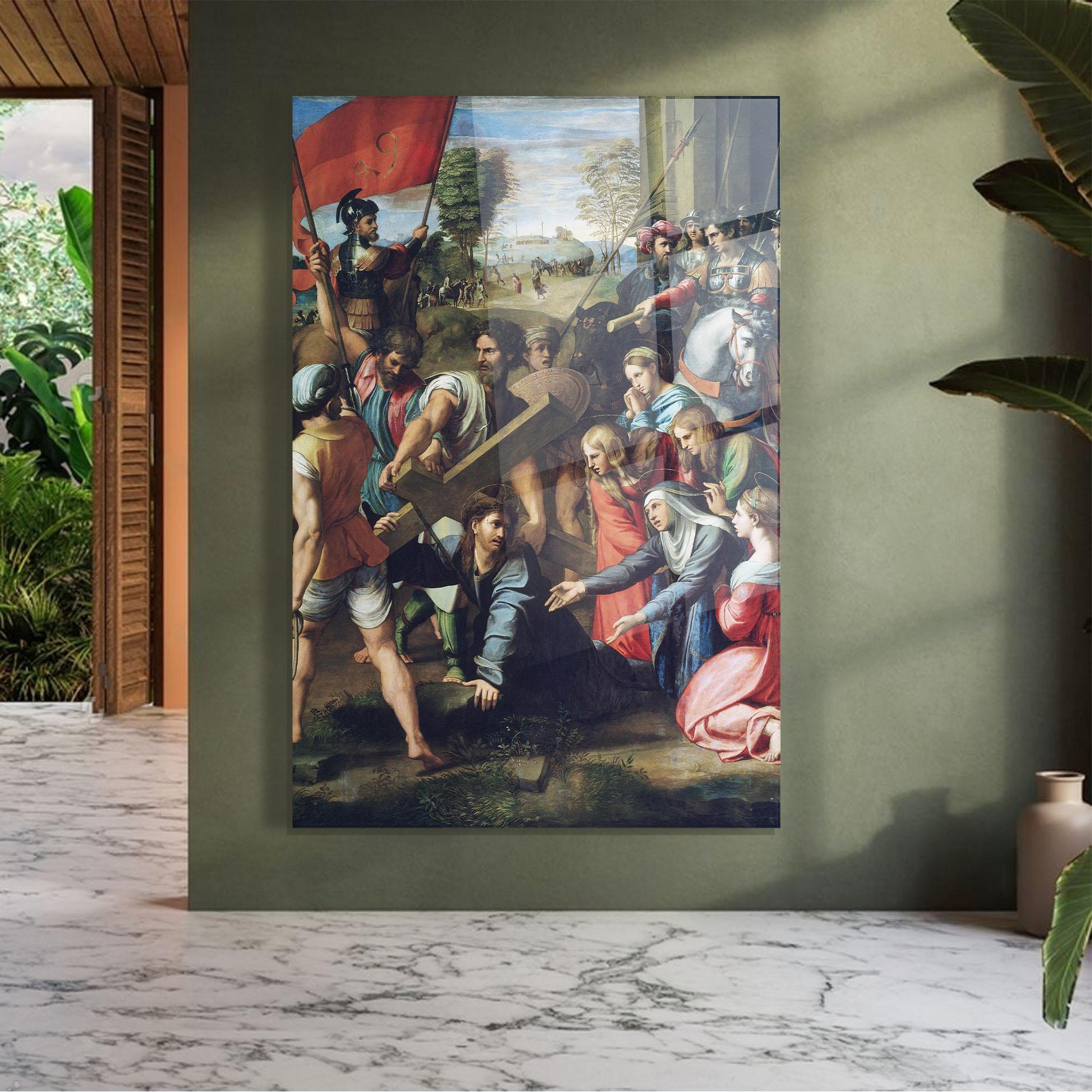 Glasbild Taking The Cross mockup 7