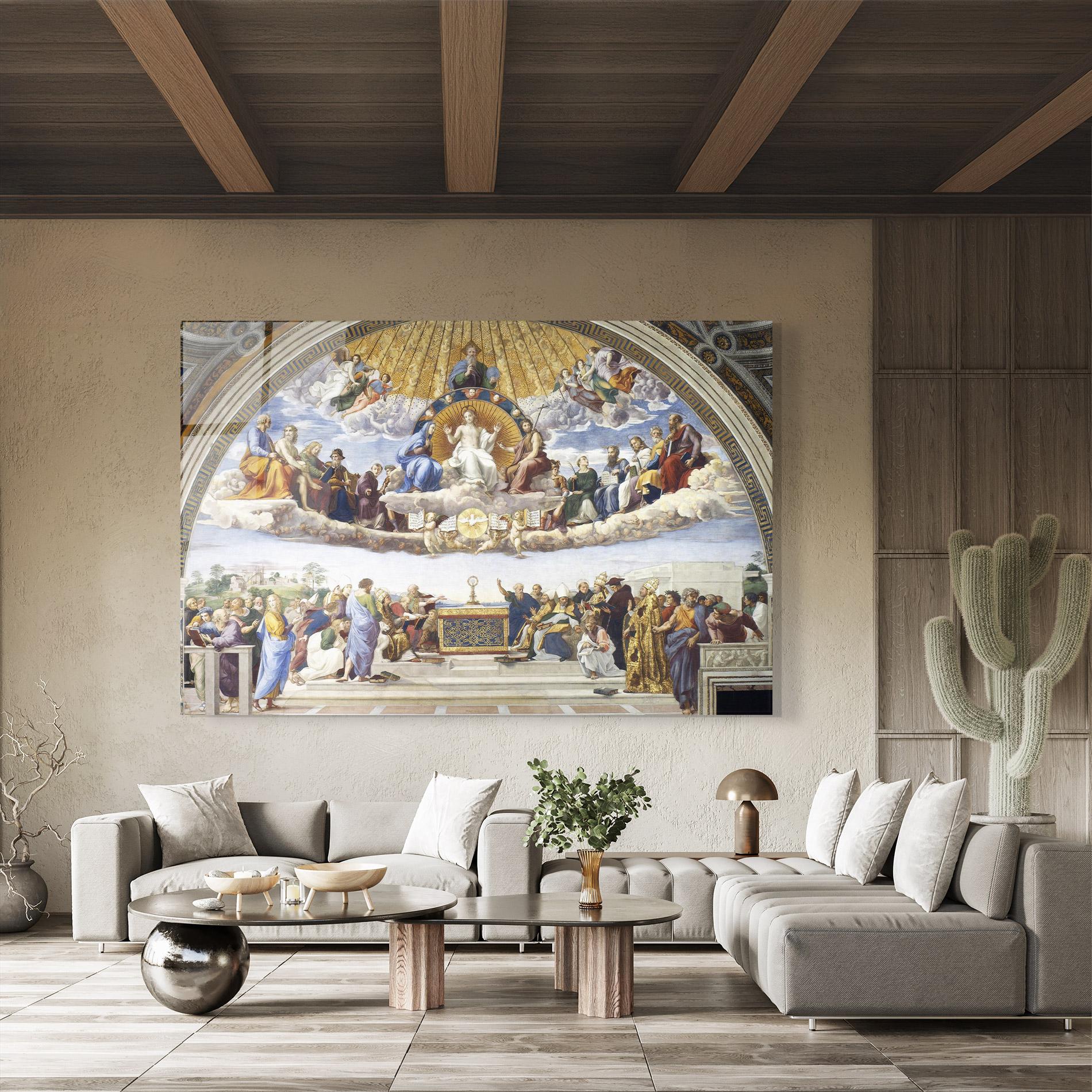 Glasbild Holy Light mockup 8