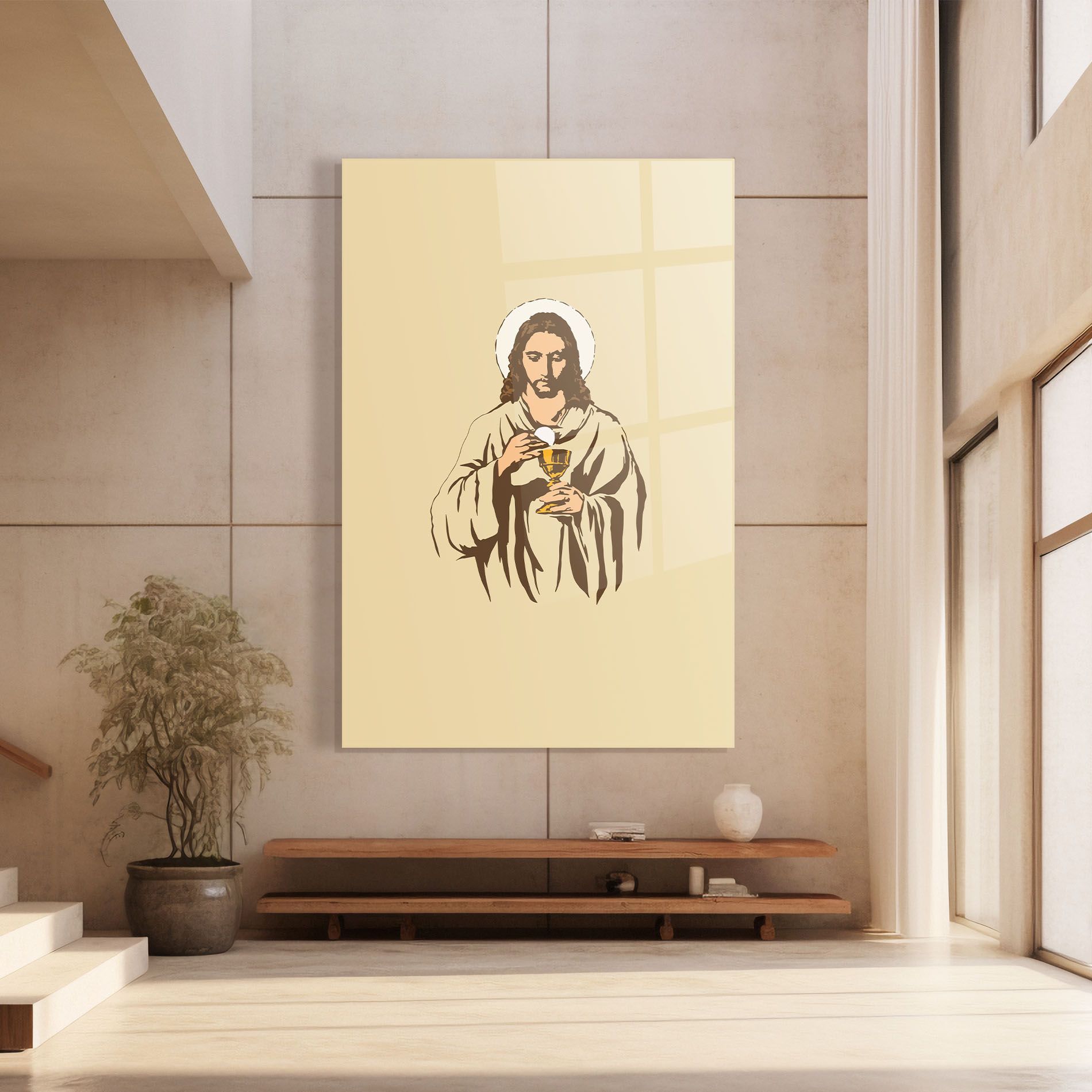 Cream Jesus mockup 8