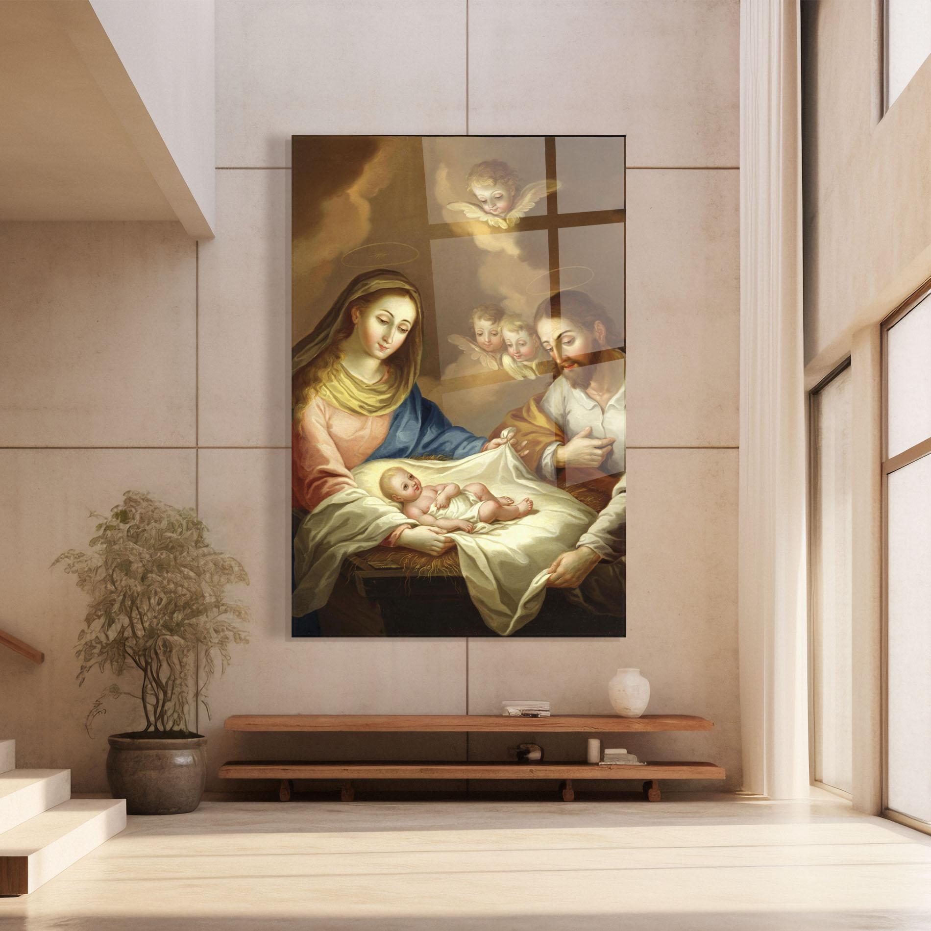 Glasbild Devine Reflection mockup 8