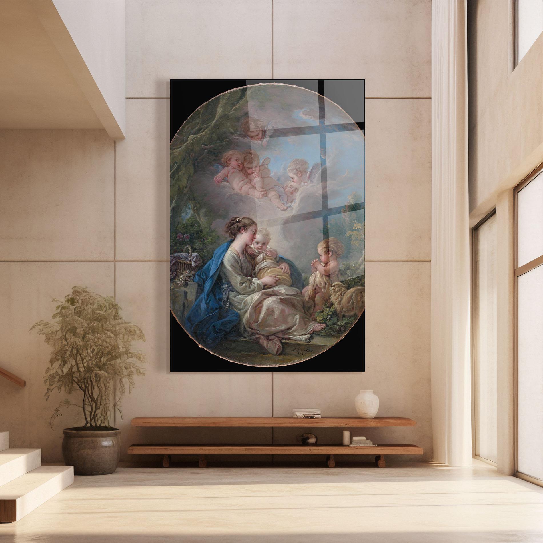 Glasbild Religious Circle mockup 8