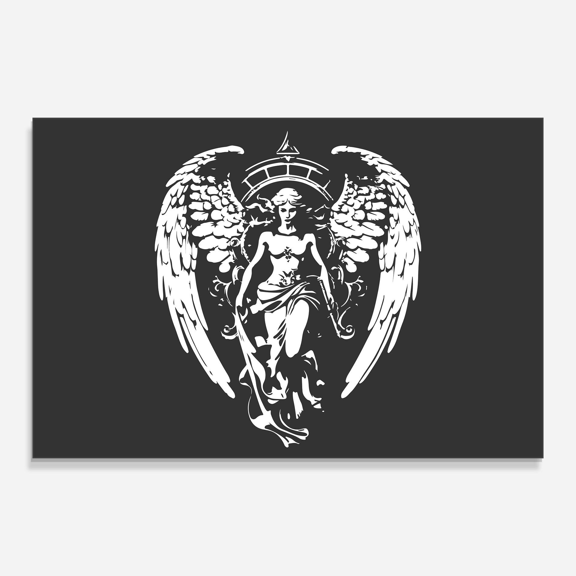 Glasbild Angel Of Jewels mockup 0