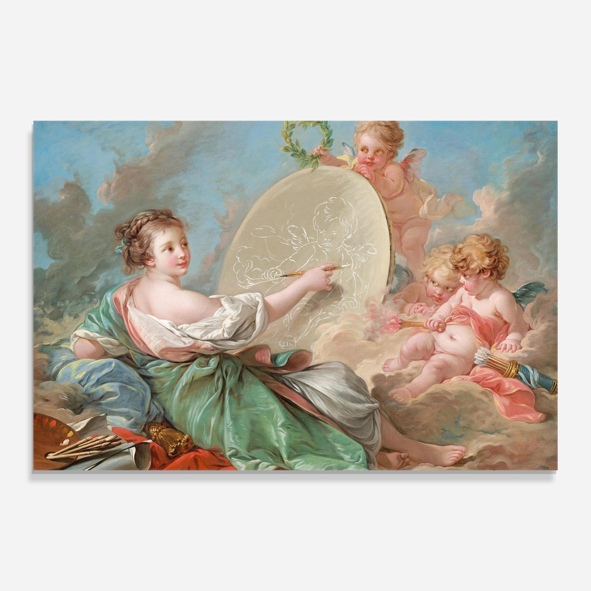 Painting Cute Angels mockup 0