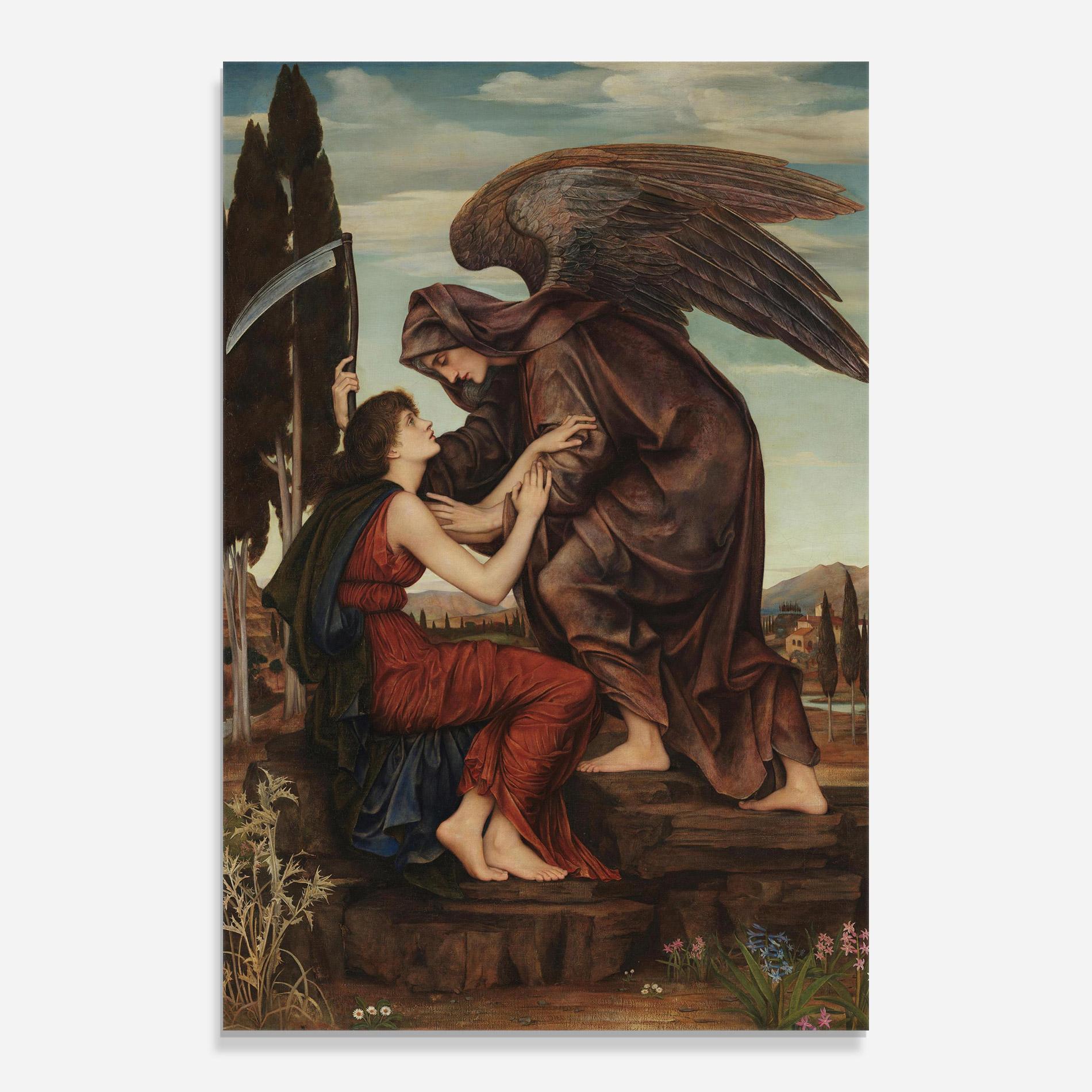 Glasbild Angel Of Death mockup 0