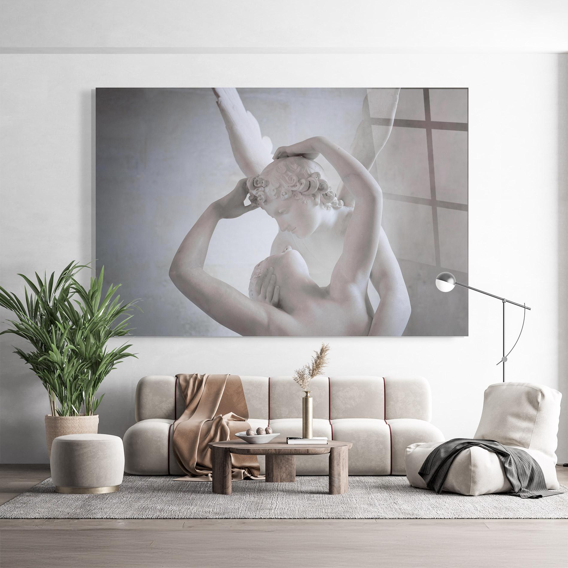 Glasbild Angel Kiss mockup 9