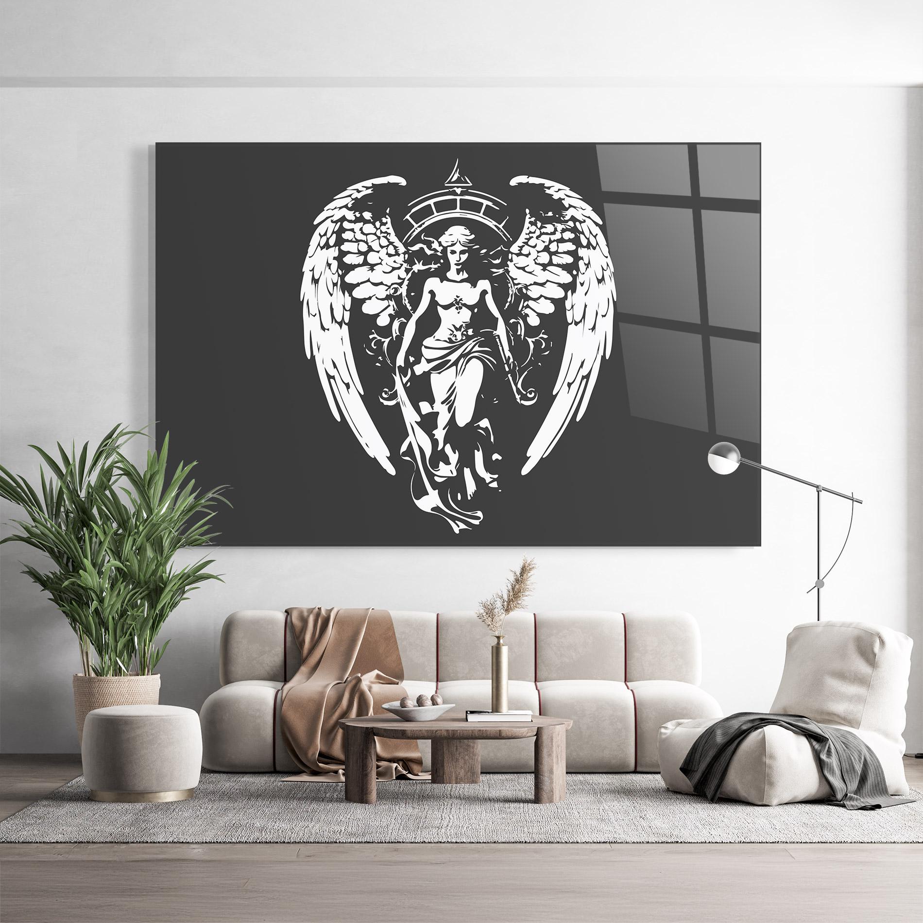 Glasbild Angel Of Jewels mockup 9