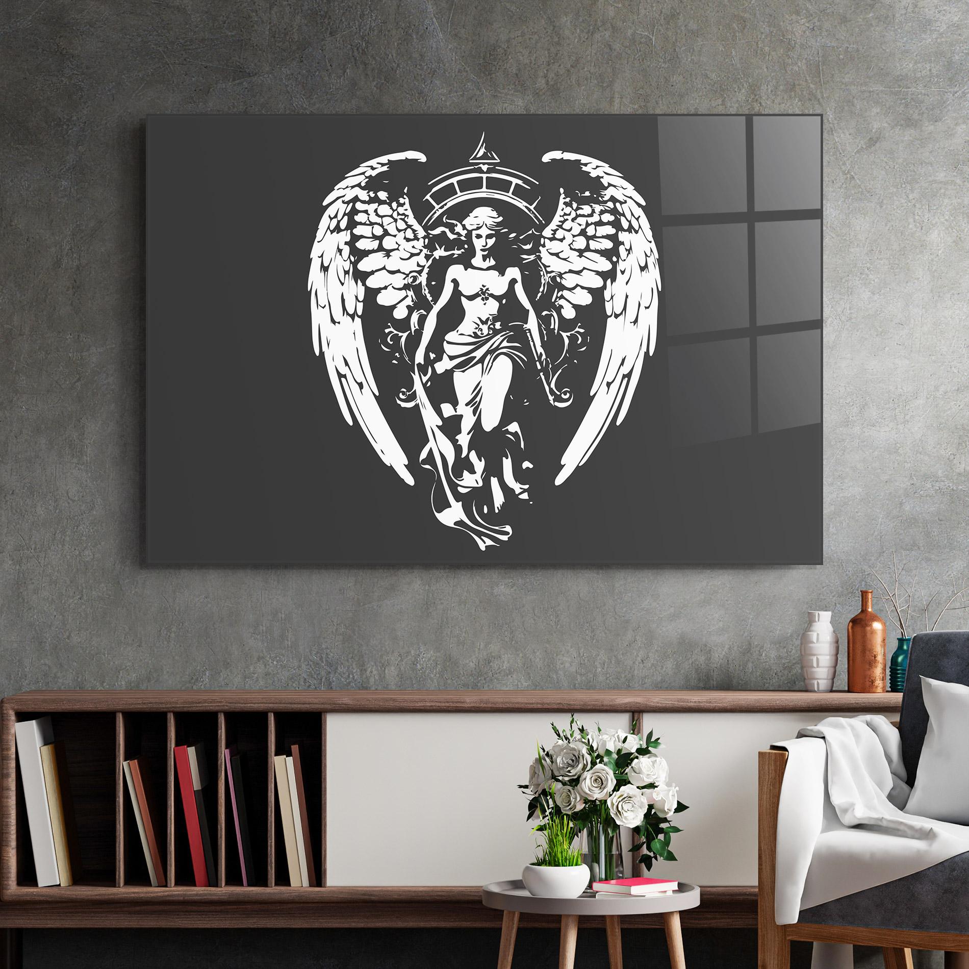 Glasbild Angel Of Jewels mockup 2
