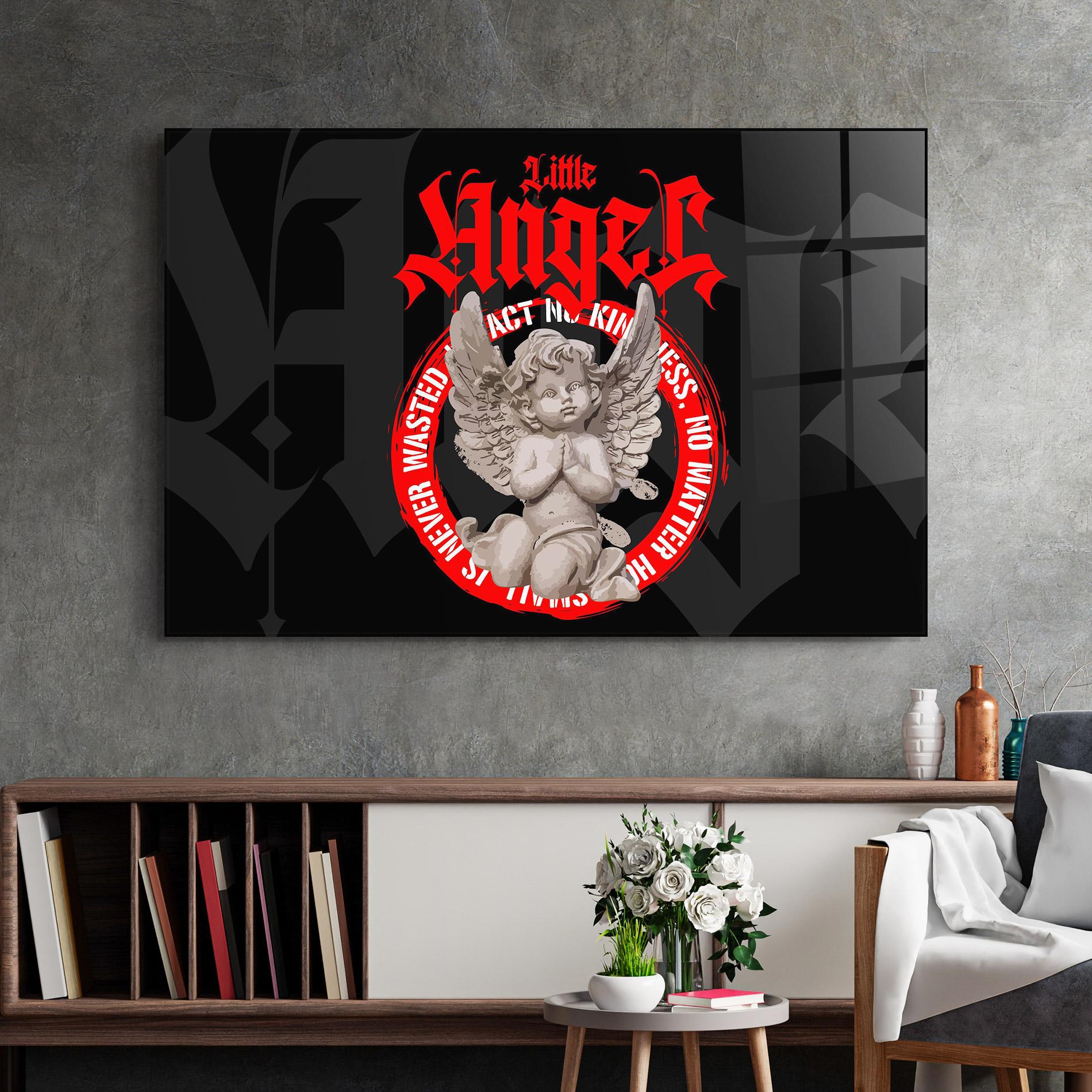 Glasbild Little Angel mockup 2